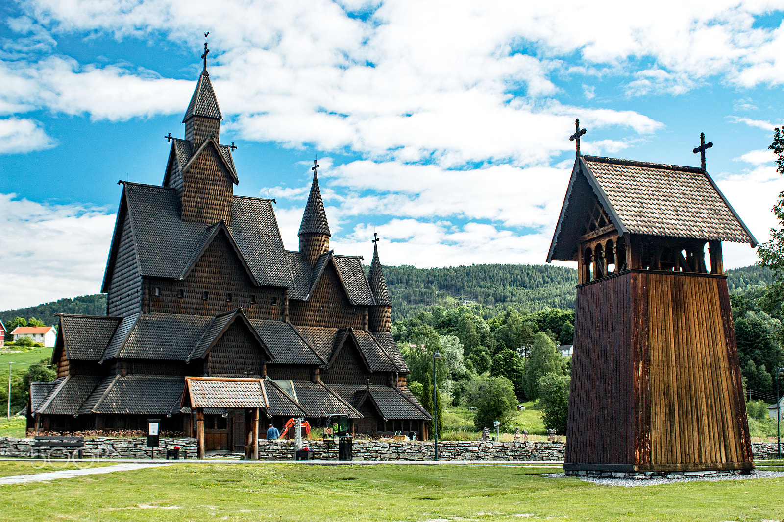 Canon EF 28-80mm f/3.5-5.6 sample photo. Heddal church photography