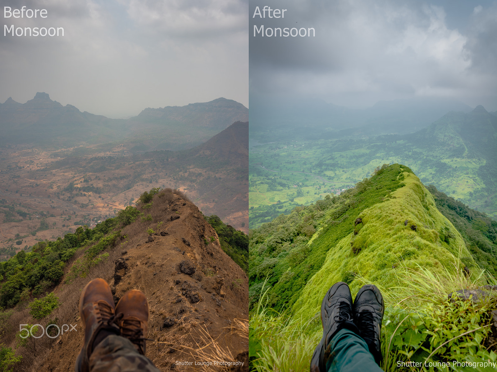 Nikon D750 + AF Zoom-Nikkor 35-70mm f/2.8D sample photo. Before & after monsoon photography