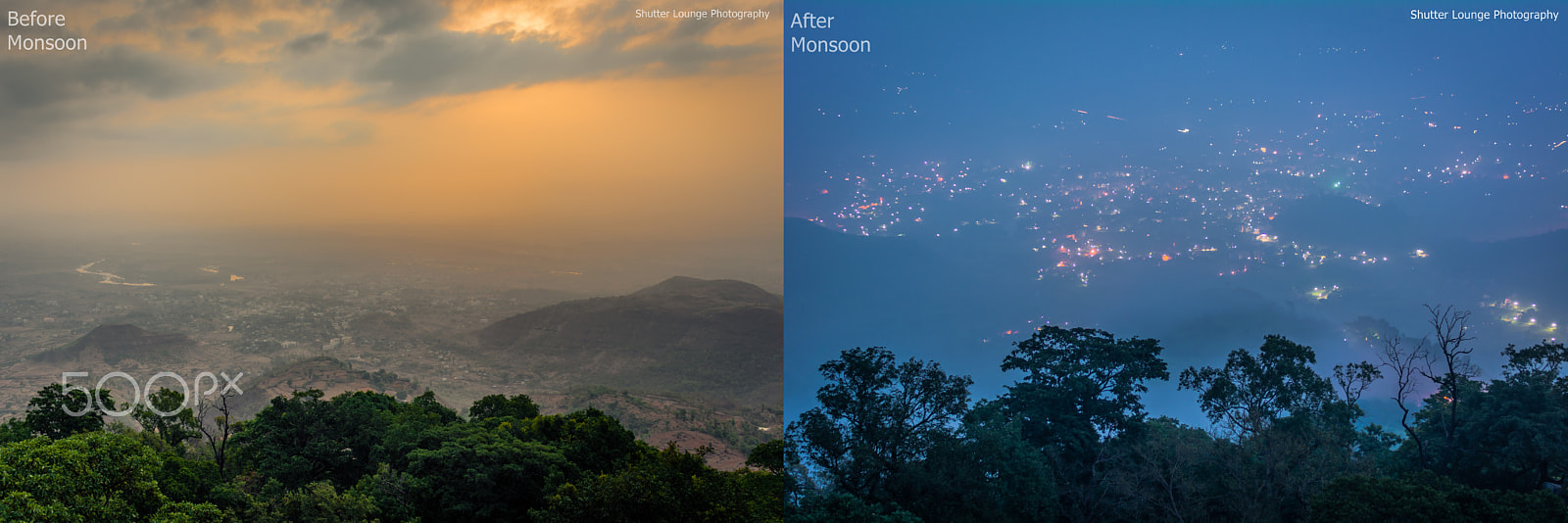 Nikon D750 + AF Zoom-Nikkor 35-70mm f/2.8D sample photo. Before & after monsoon photography