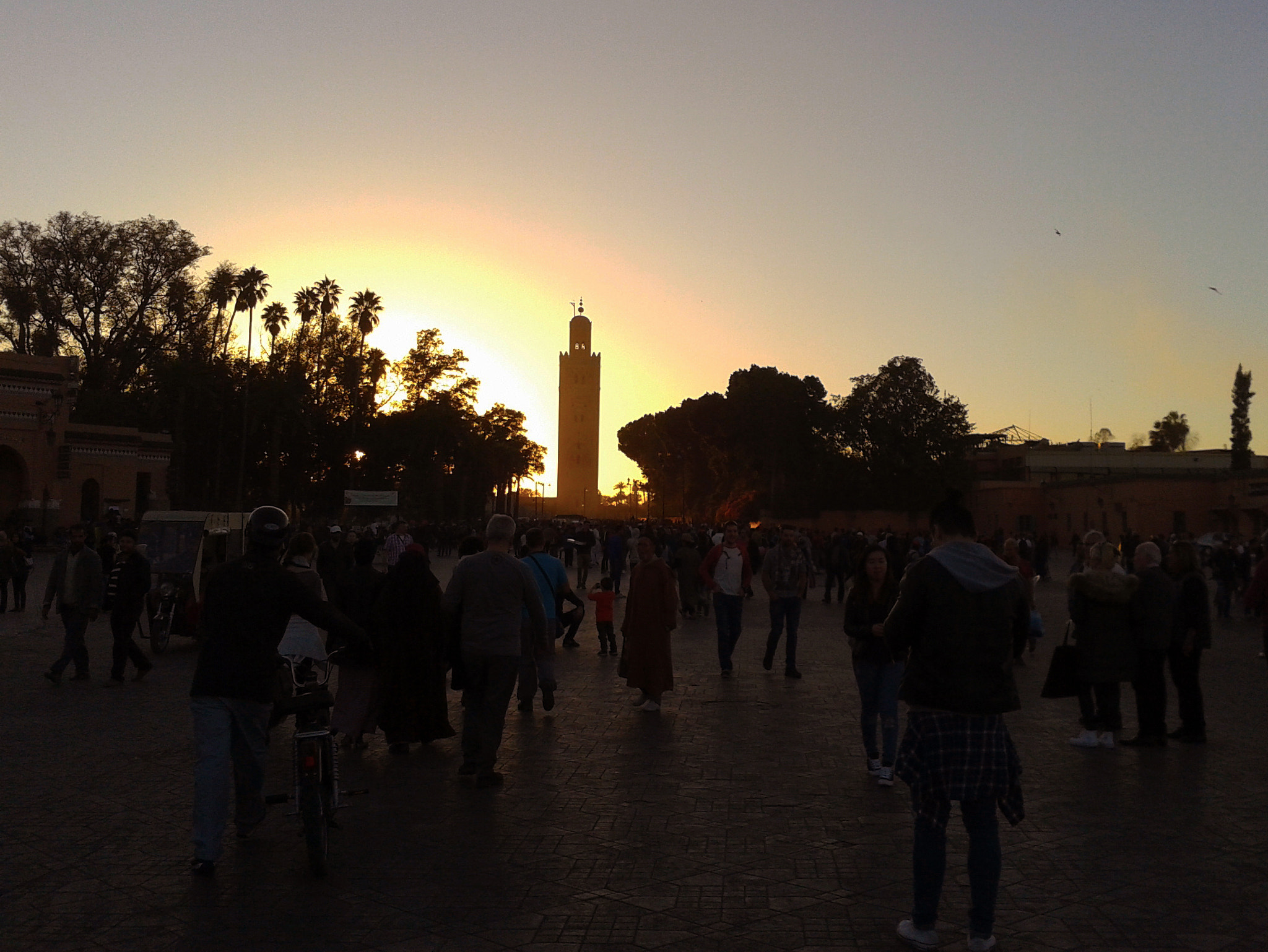 Samsung Galaxy S Advance sample photo. Sunset from marrakech, morocco photography
