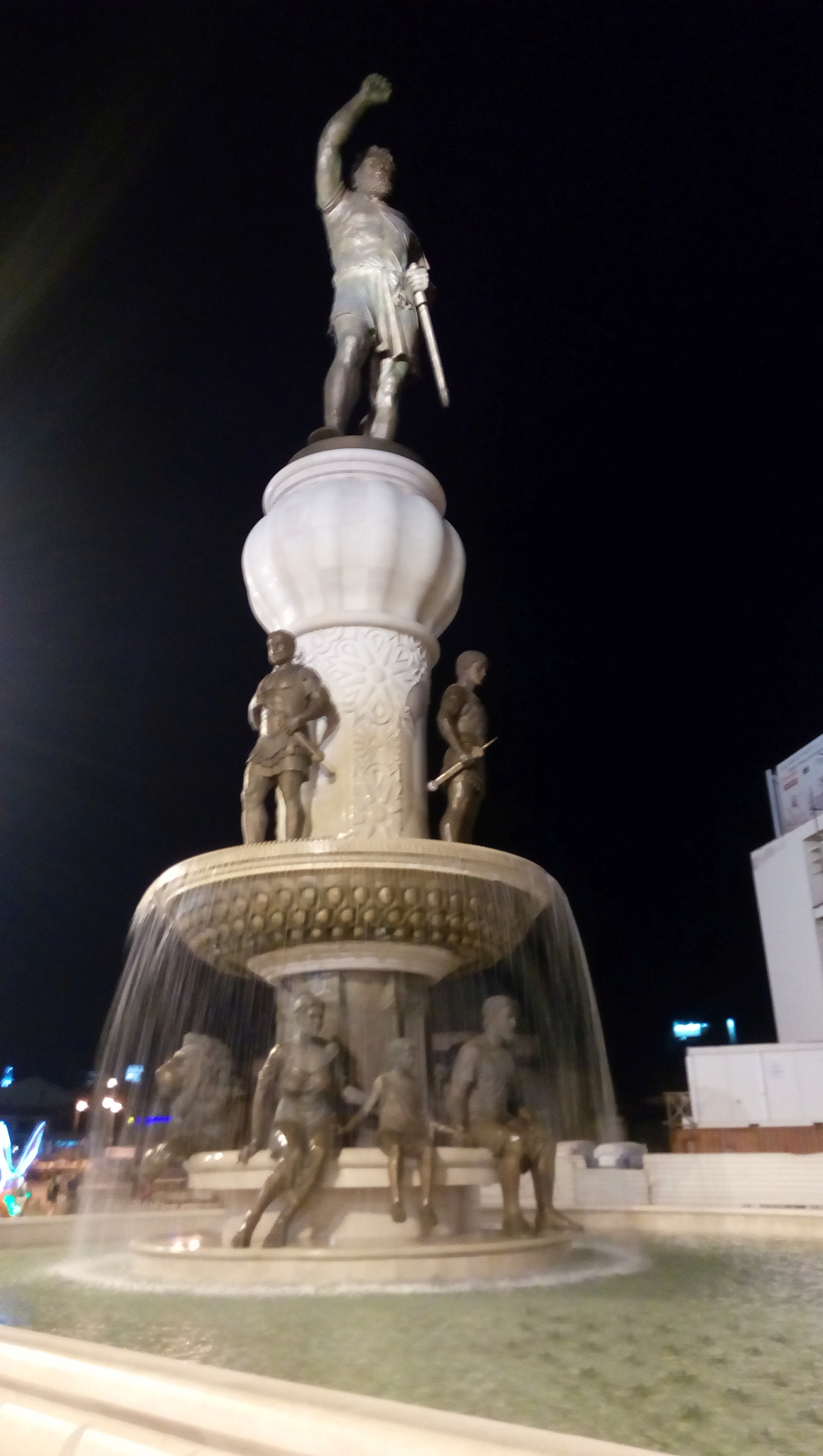 Lenovo P70-A sample photo. Fountain with alexander the great's 5-6 metres hig photography