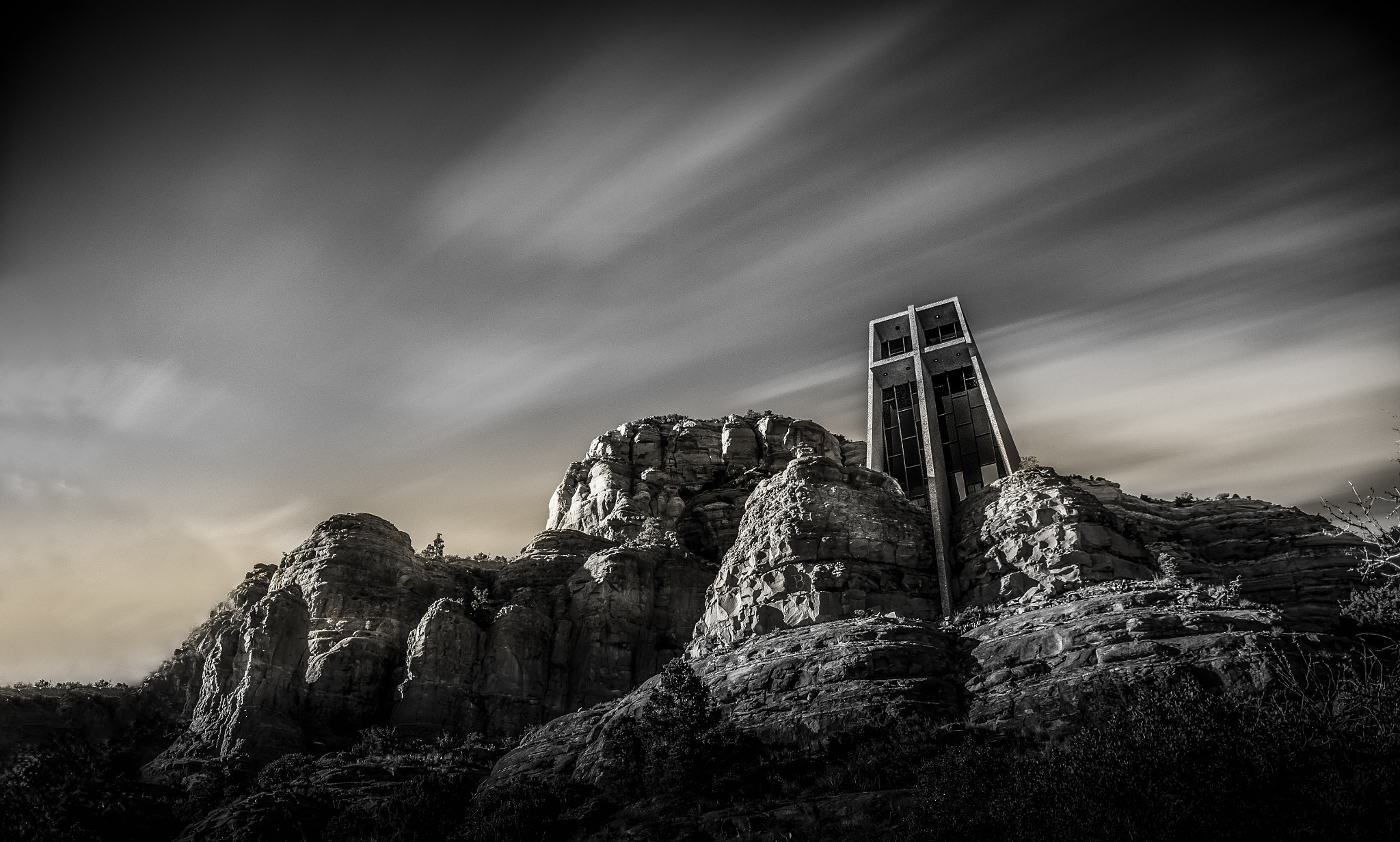 Nikon D5100 + Sigma 18-35mm F1.8 DC HSM Art sample photo. Church in the rocks photography