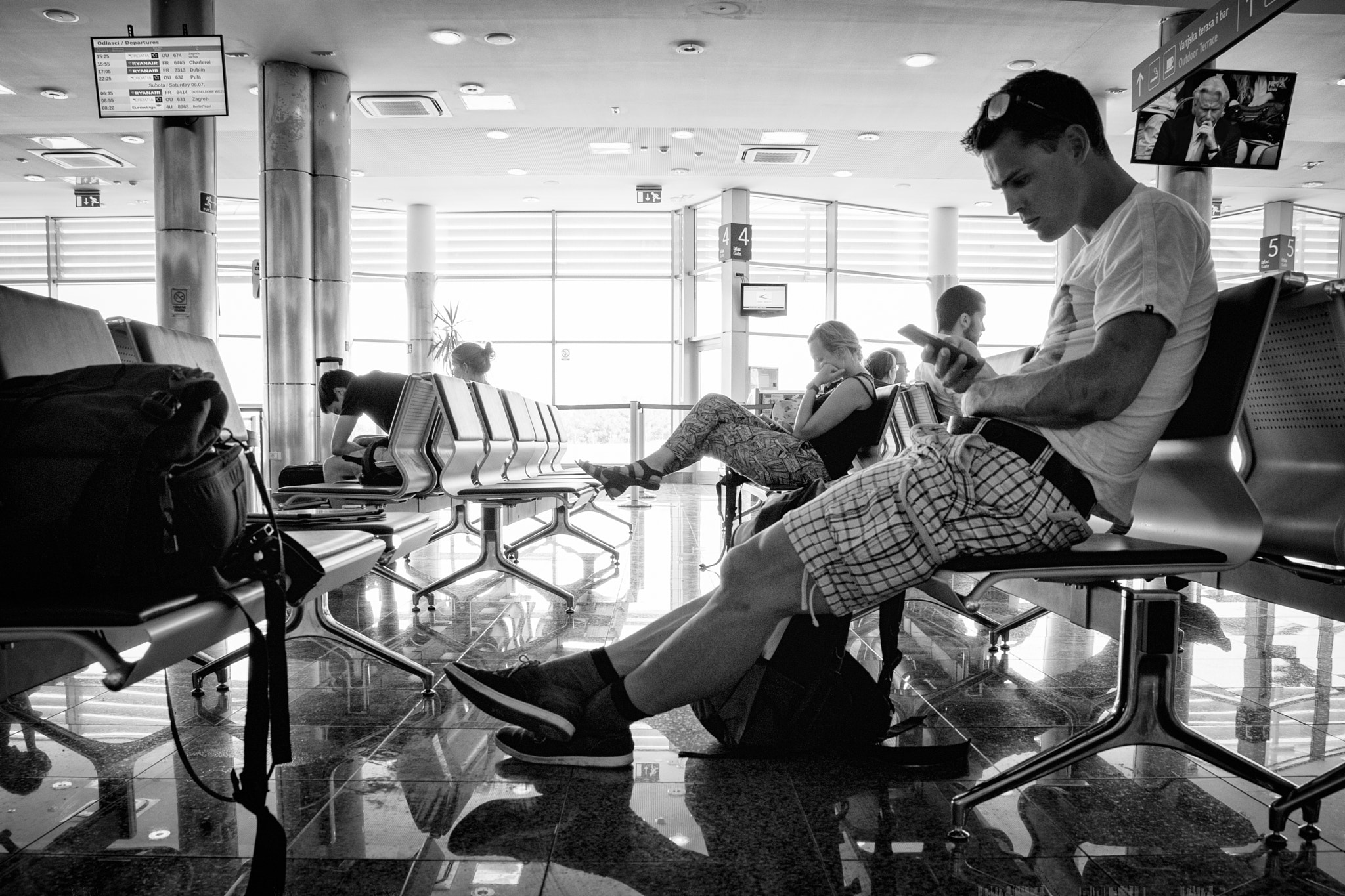 Nikon D700 sample photo. Airport. photography