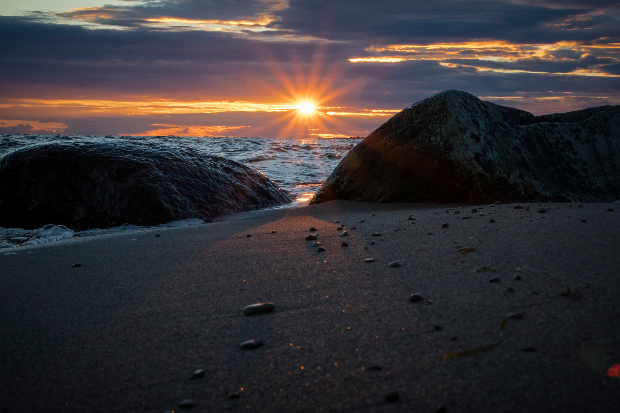 Canon EOS M3 sample photo. Gotland - klintehamn - sunset photography