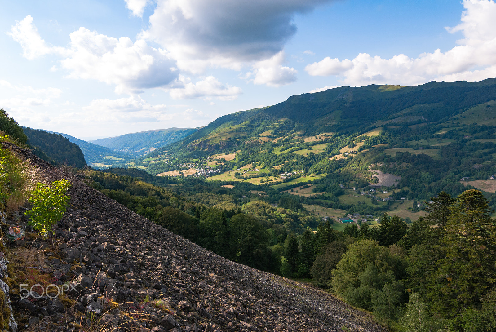 Nikon D80 sample photo. Vallée du falgoux - cantal photography