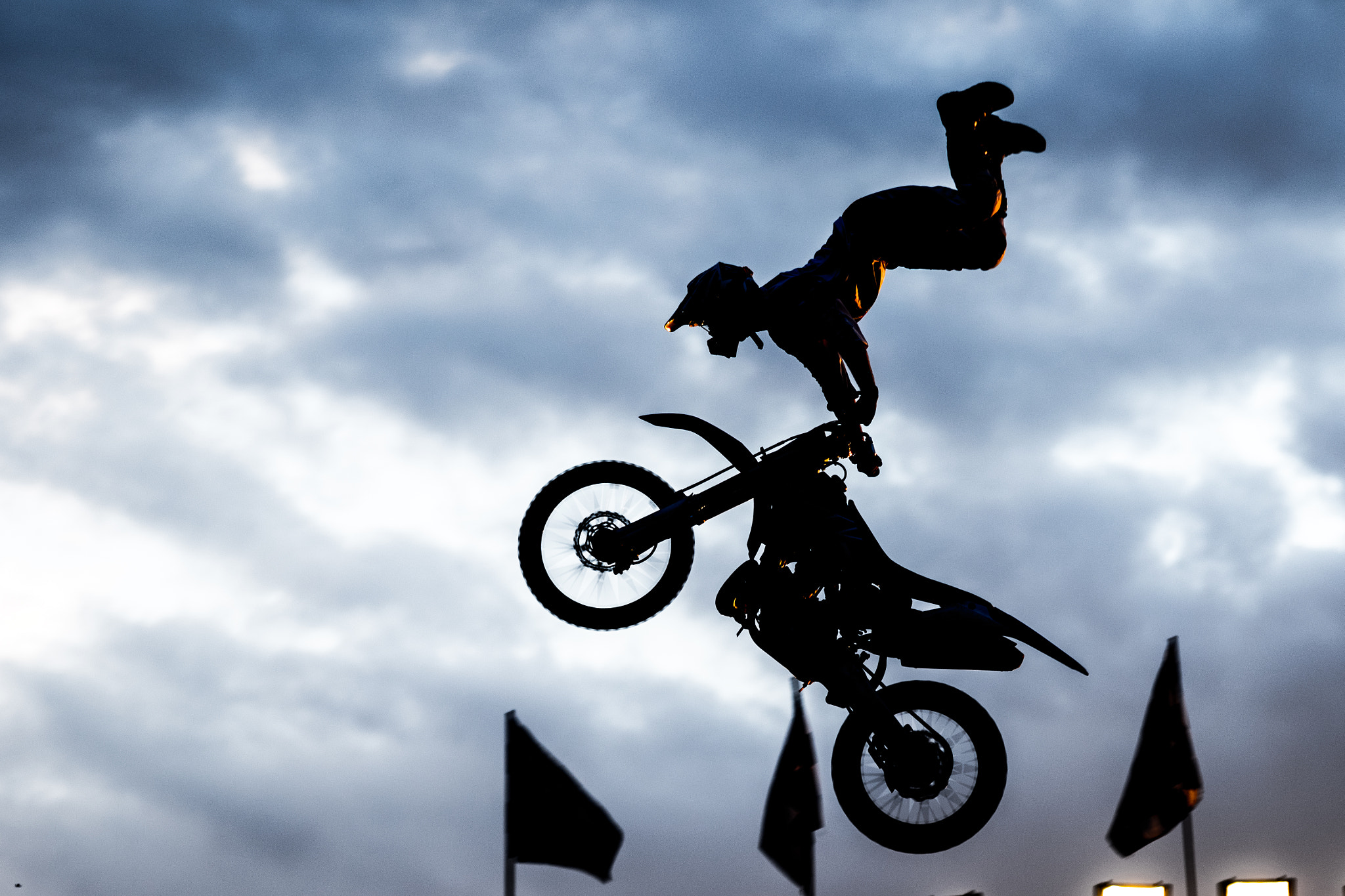 Sigma 70-200mm F2.8 EX DG OS HSM sample photo. Dirtbike jump photography