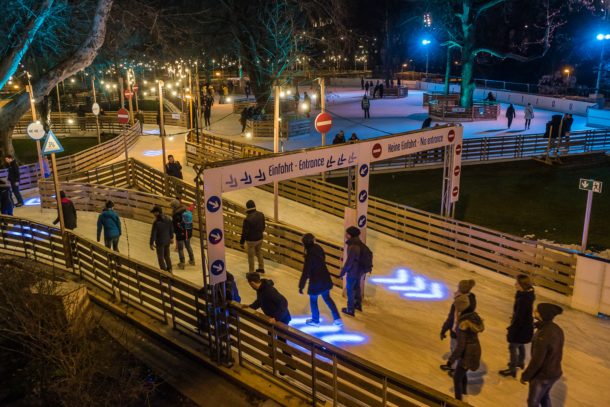 Sony a7S + Minolta AF 28-85mm F3.5-4.5 sample photo. Vienna ice rink photography