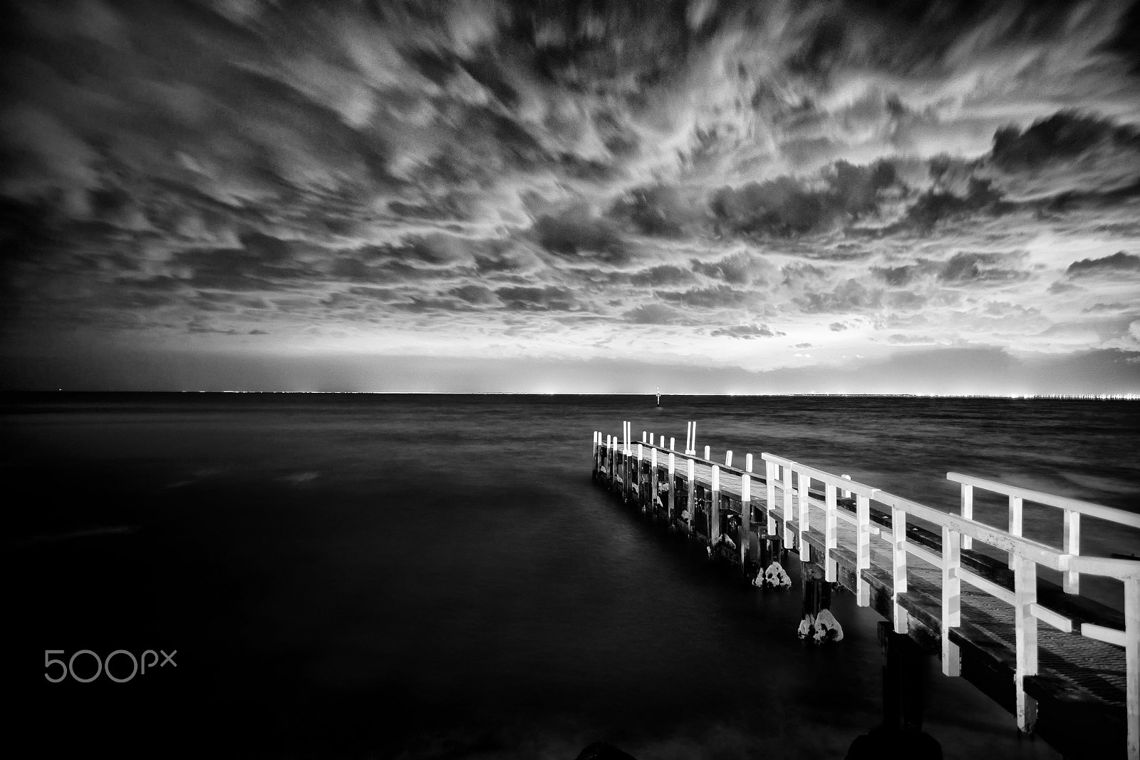 Samsung NX1 + NX 16-50mm F2-2.8 S sample photo. Frankston boatramp on a stormy night photography