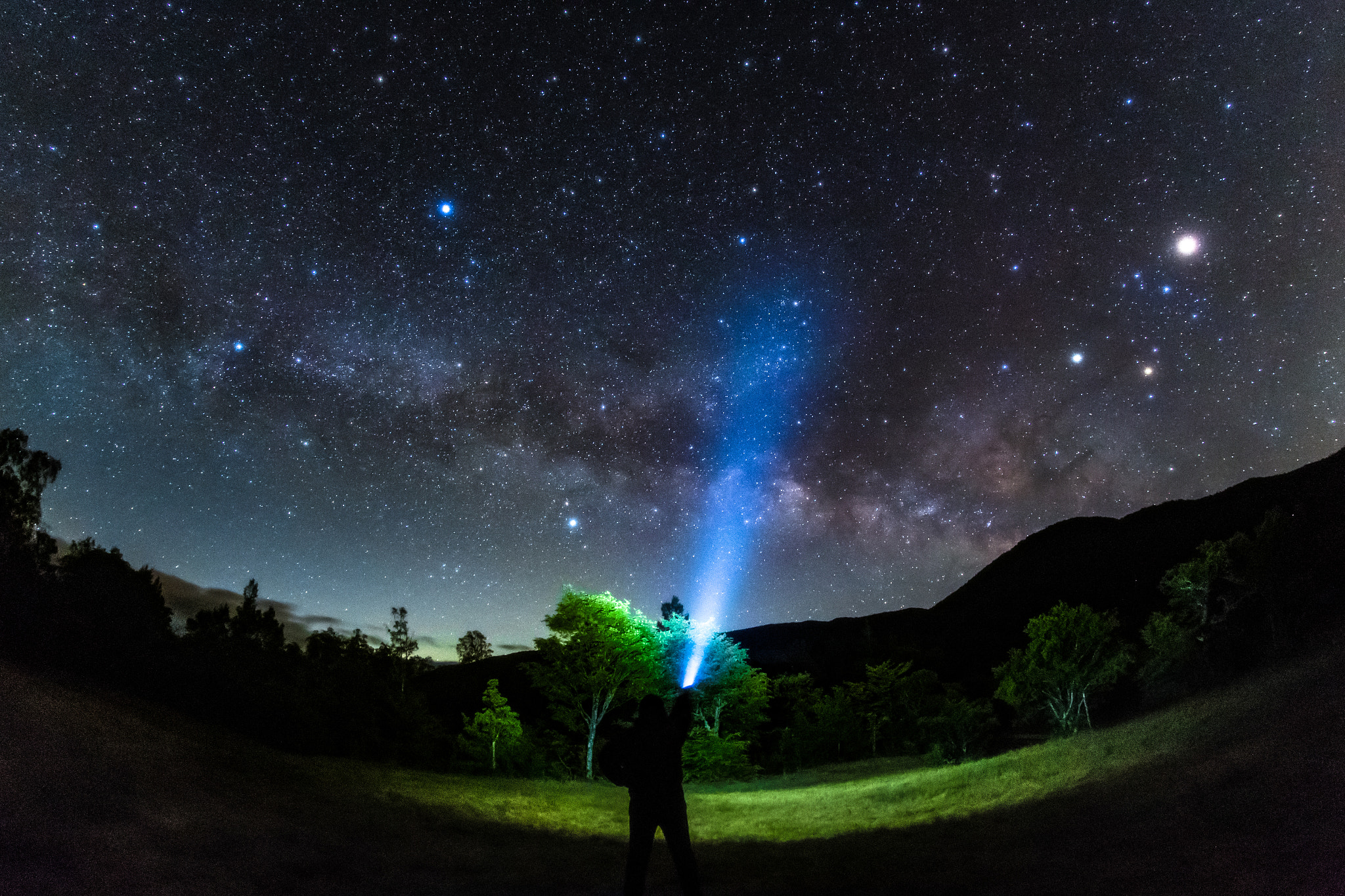 Canon EOS 6D + Canon EF 8-15mm F4L Fisheye USM sample photo. Milky way in japan photography