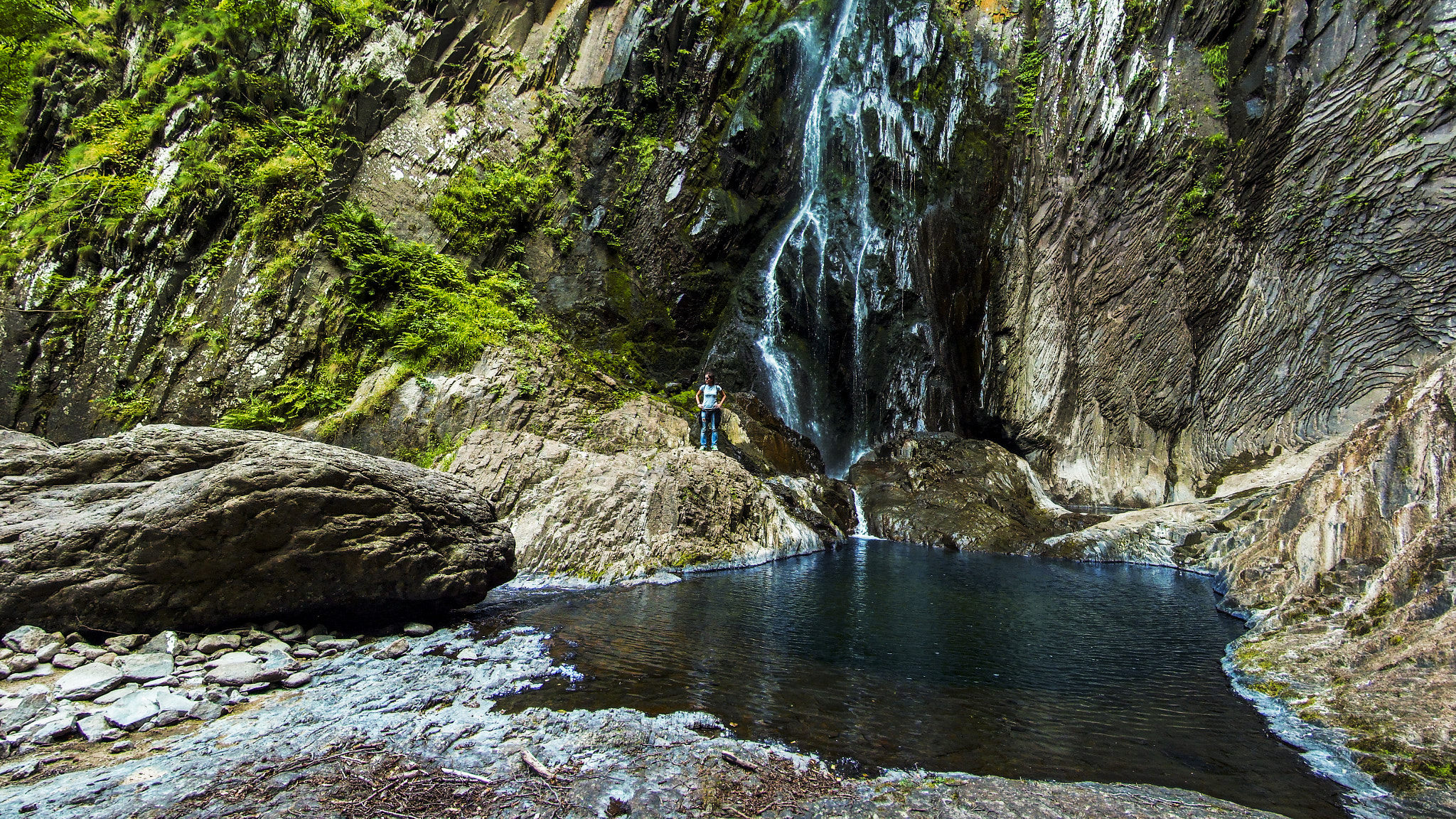 Fujifilm FinePix S6000fd sample photo. Livaditis waterfall photography