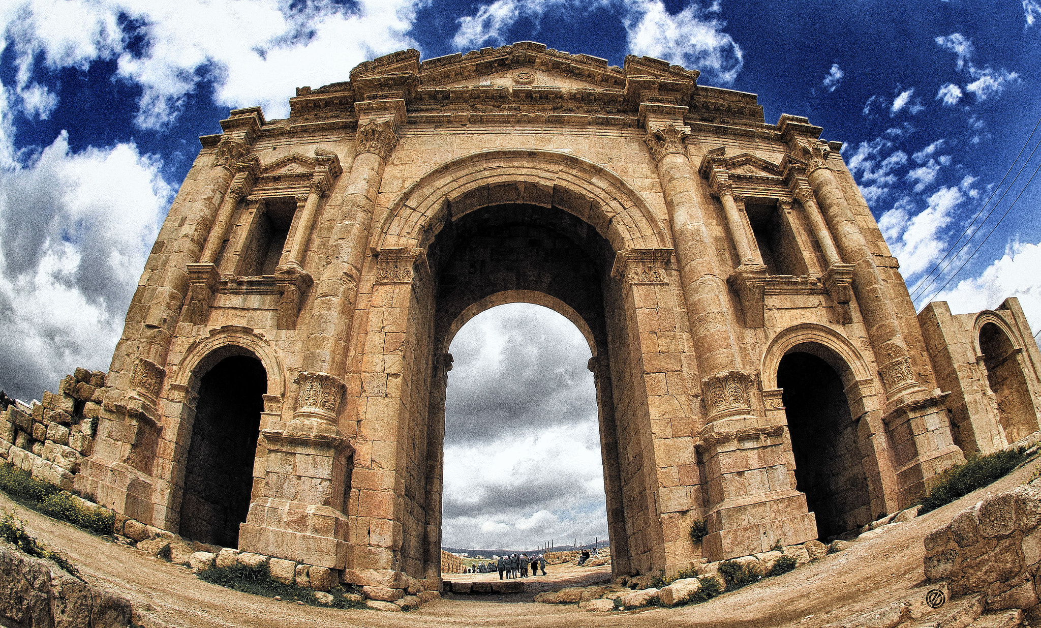 Canon 10mm sample photo. Jerash photography