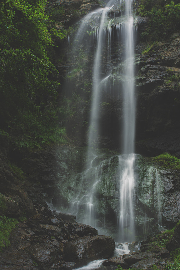 Sony SLT-A77 + 35-70mm F4 sample photo. Finsterbach waterfalls photography