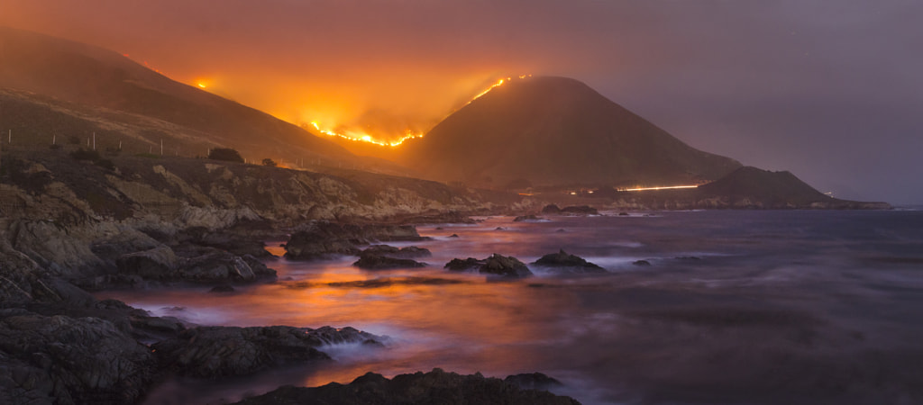 Big Sur Wildfire by Kevin Doty on 500px.com