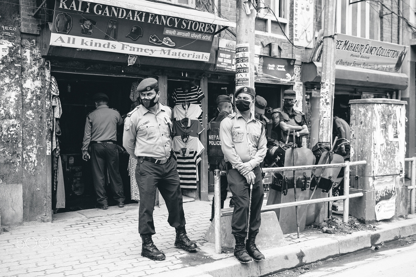 Nikon D5200 + Nikon AF-S Nikkor 24mm F1.8G ED sample photo. Officers of nepal photography