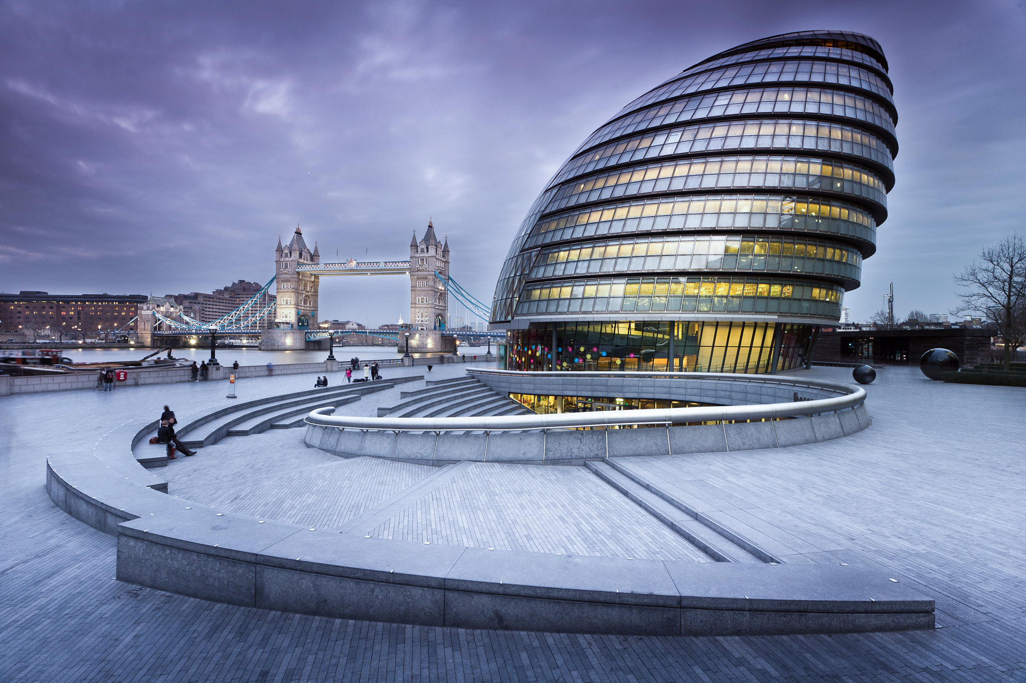 Nikon D3S sample photo. Tower bridge and commercial buildings in london photography