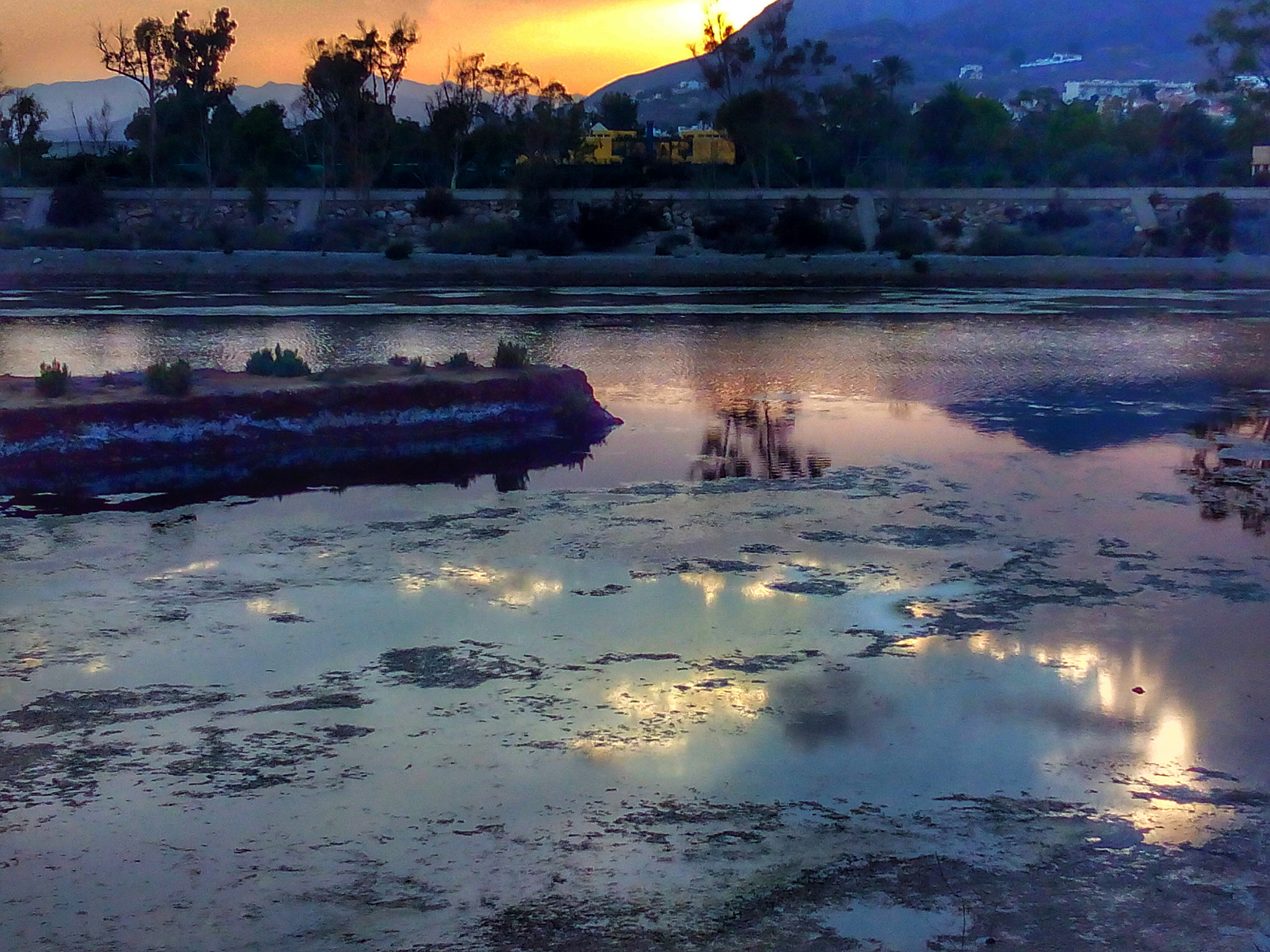 bq Aquaris E5 HD sample photo. Sunset photography