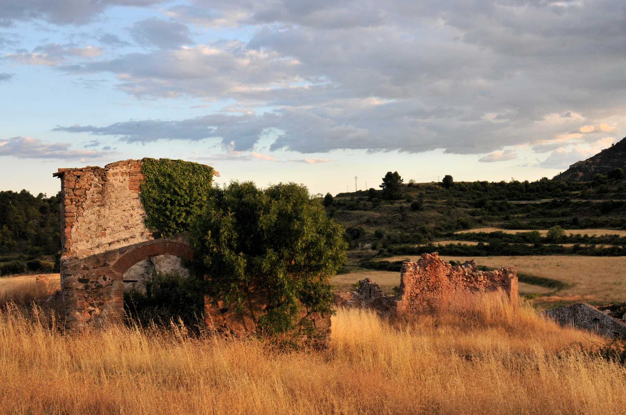 Nikon D300S sample photo. Montsant sunset light photography