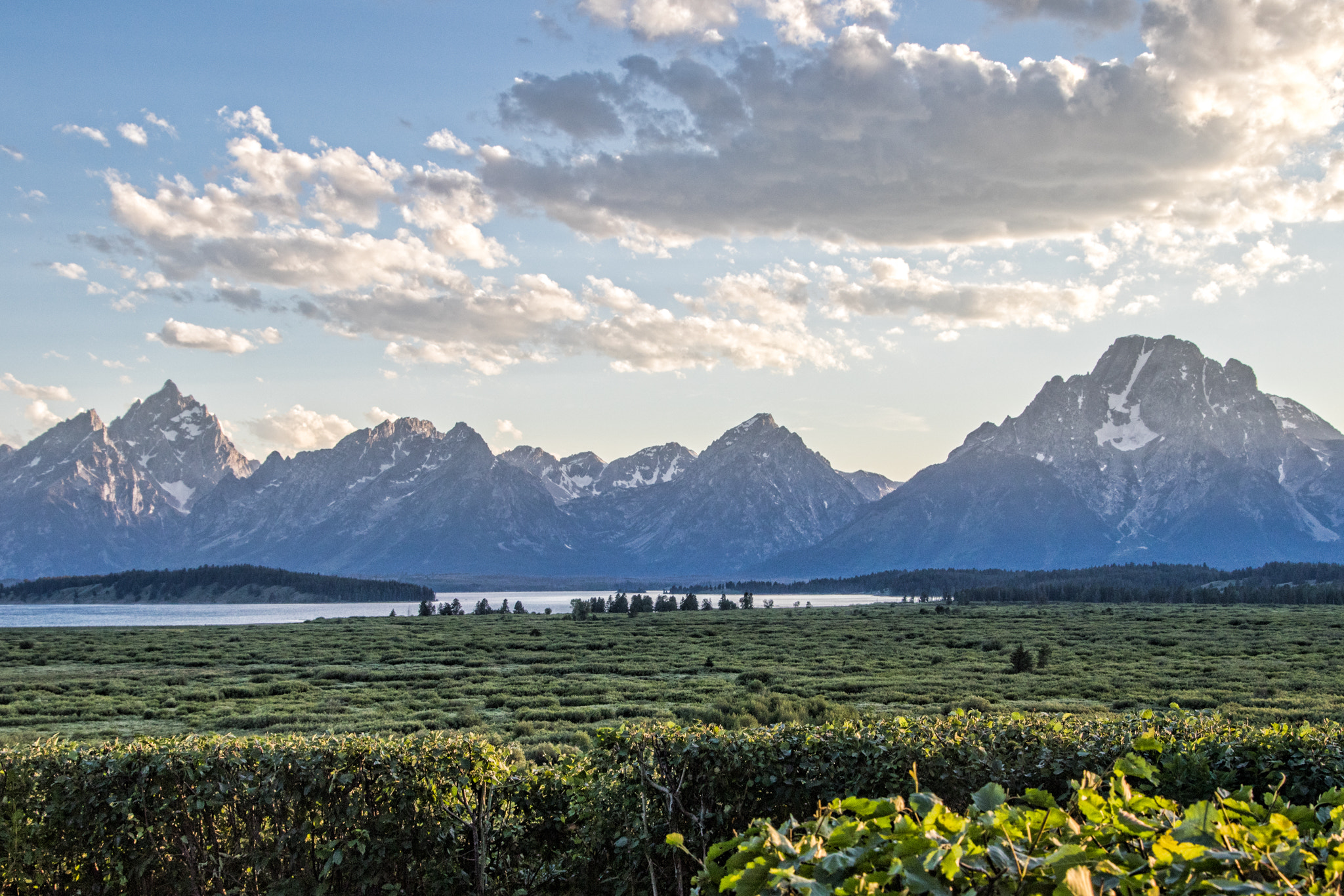 Canon EOS 7D Mark II + Tamron 18-270mm F3.5-6.3 Di II VC PZD sample photo. Grand tetons before sunset photography