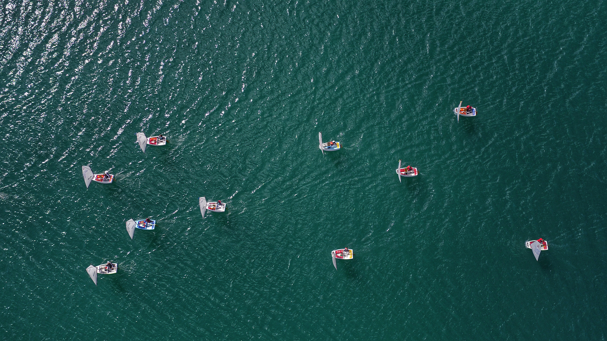 DJI FC550 sample photo. Kids sailingrace photography