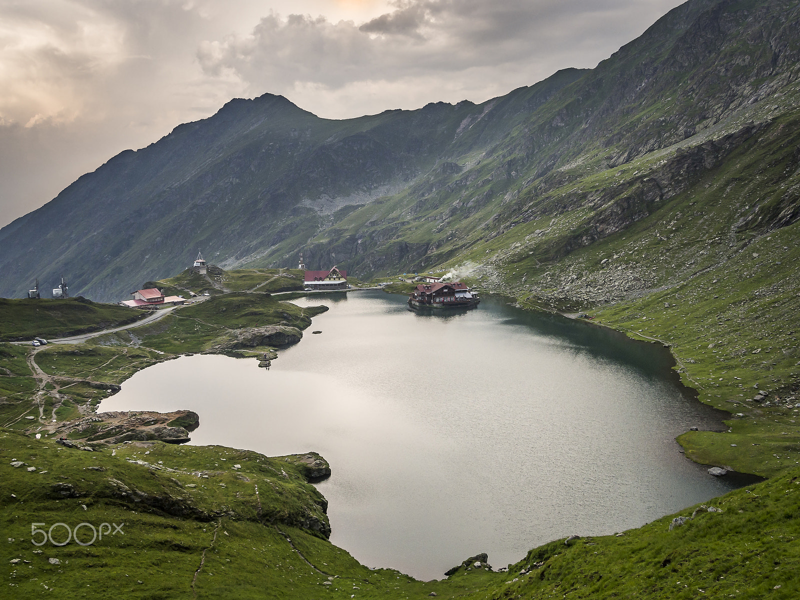 Olympus PEN E-P5 sample photo. Balea lake photography