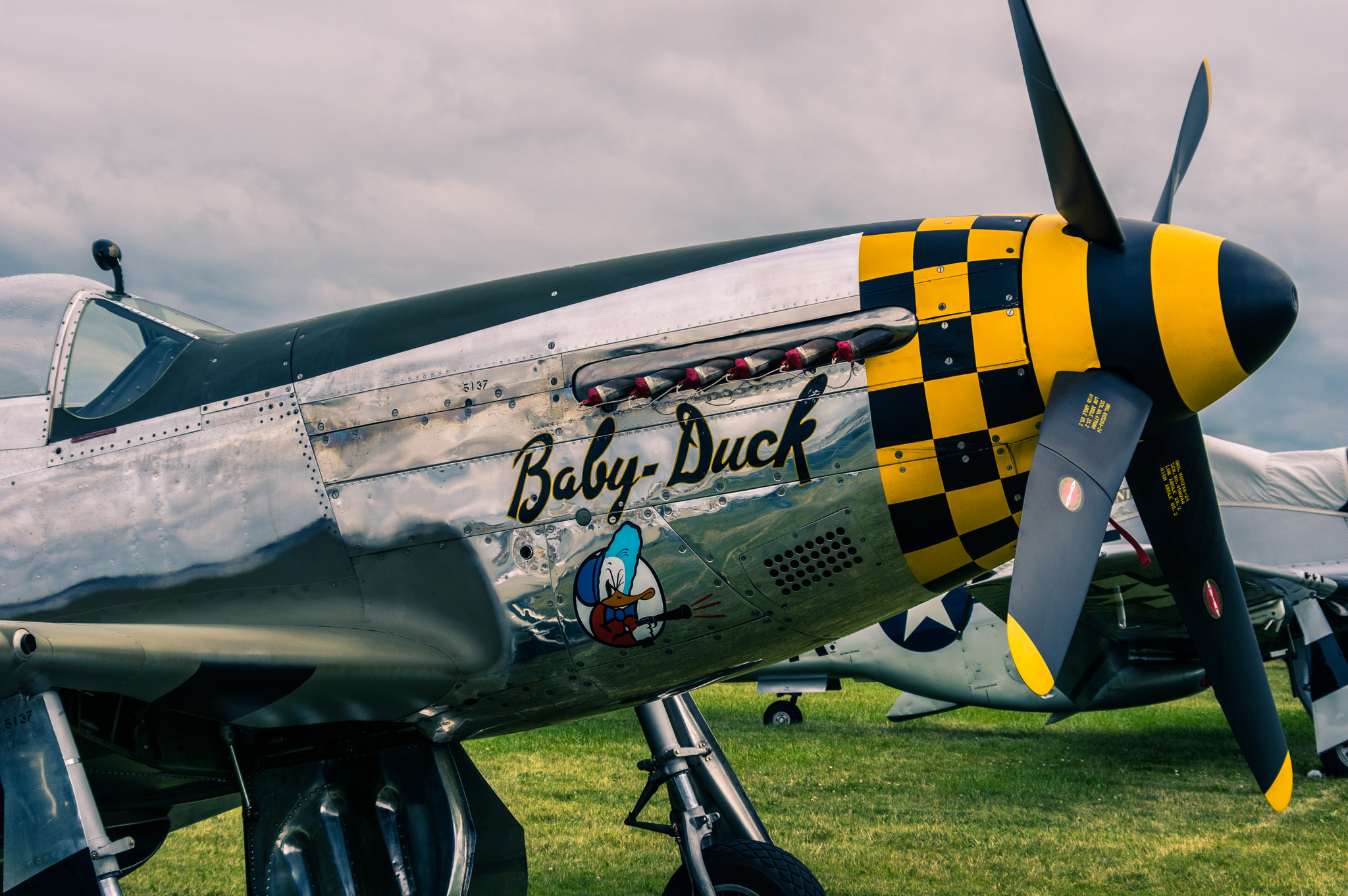 smc Pentax-DA L 50-200mm F4-5.6 ED WR sample photo. Oshkosh eaa airventure 2016 baby duck p-51 mustang photography