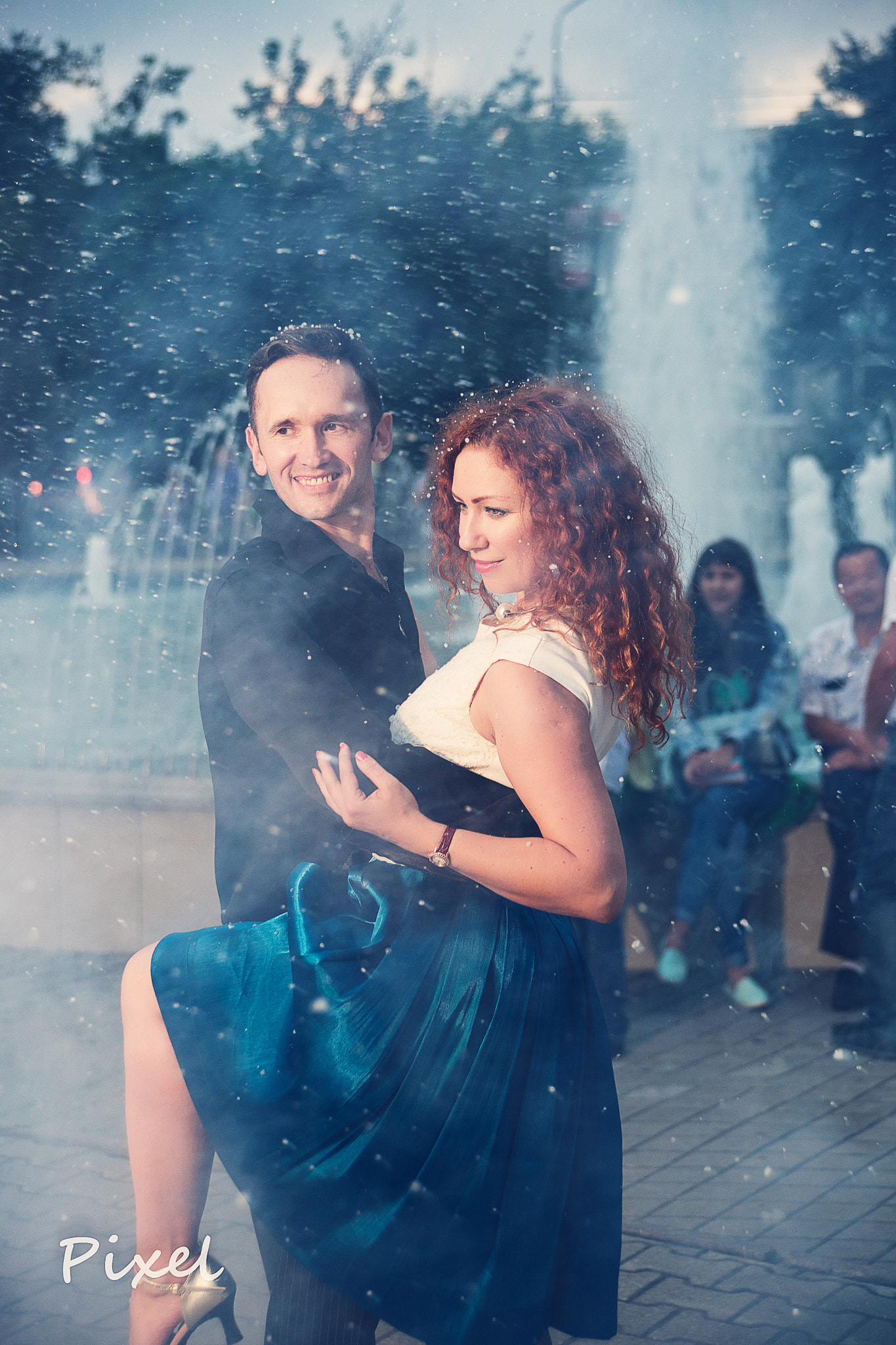 Sony Alpha DSLR-A850 sample photo. Snow and smoke dancers photography
