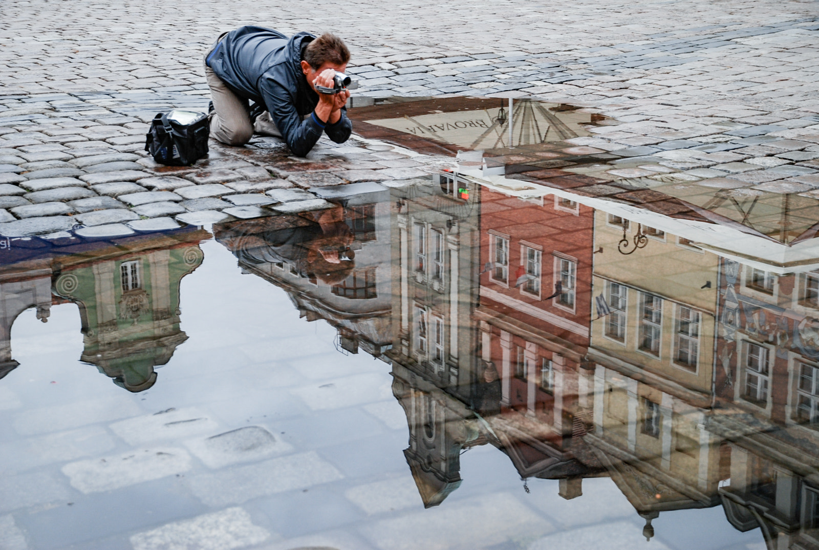 Nikon D80 sample photo. Puddle-shooting photography