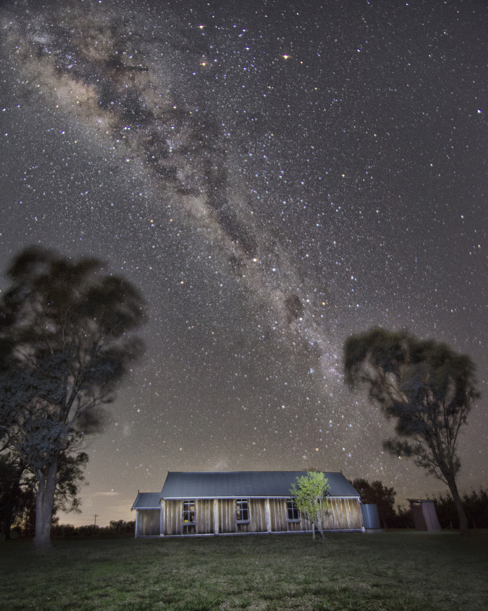 Nikon D7000 + Samyang 8mm F3.5 Aspherical IF MC Fisheye sample photo. St matthews at night photography