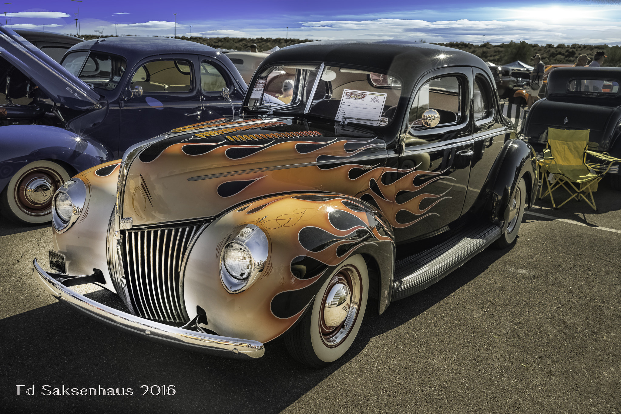 AF Zoom-Nikkor 24-120mm f/3.5-5.6D IF sample photo. Vintage ford rod photography