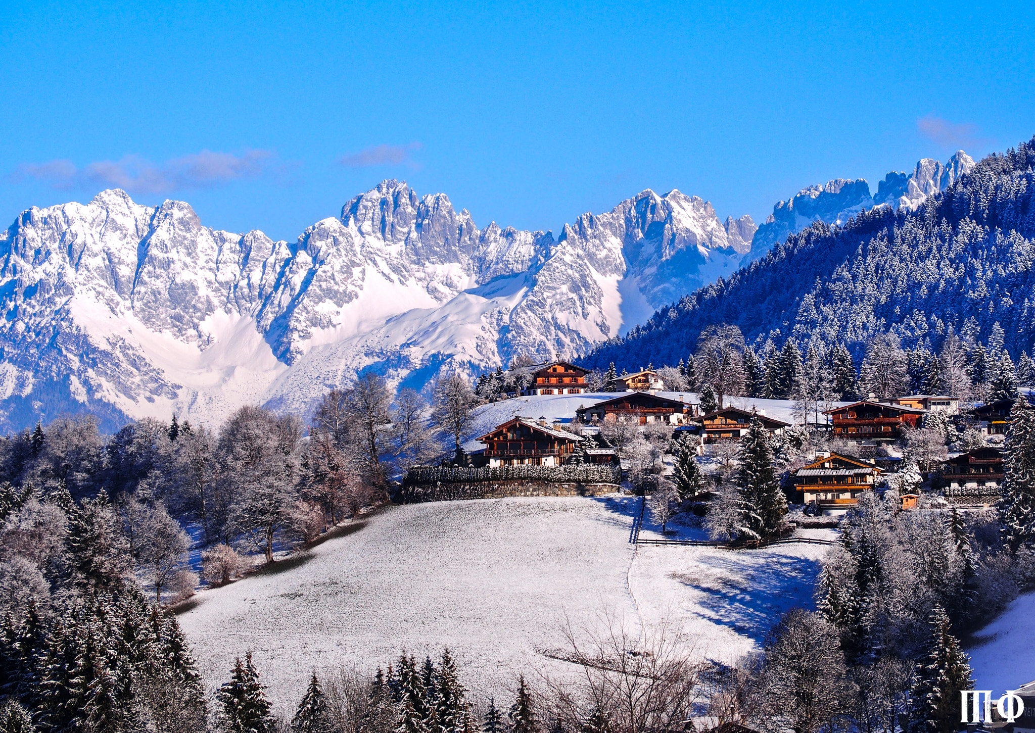 Panasonic Lumix G Vario 45-200mm F4-5.6 OIS sample photo. View on the "wilder kaiser" photography