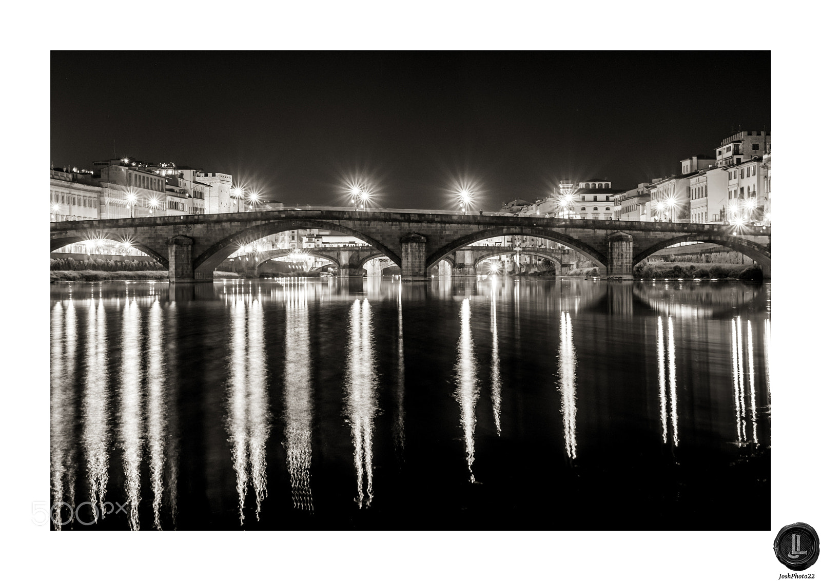 Nikon D5200 + Sigma 50mm F1.4 EX DG HSM sample photo. Midnight in the arno photography