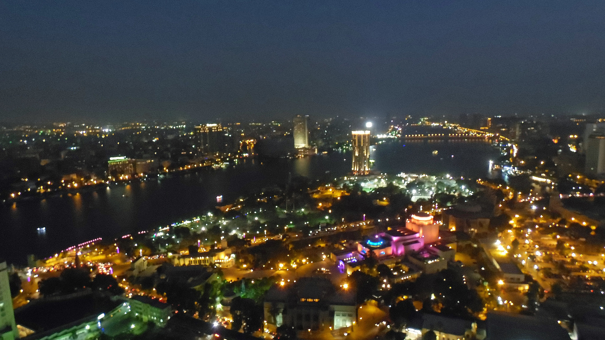 Samsung WB2200F sample photo. Cairo in the night. photography