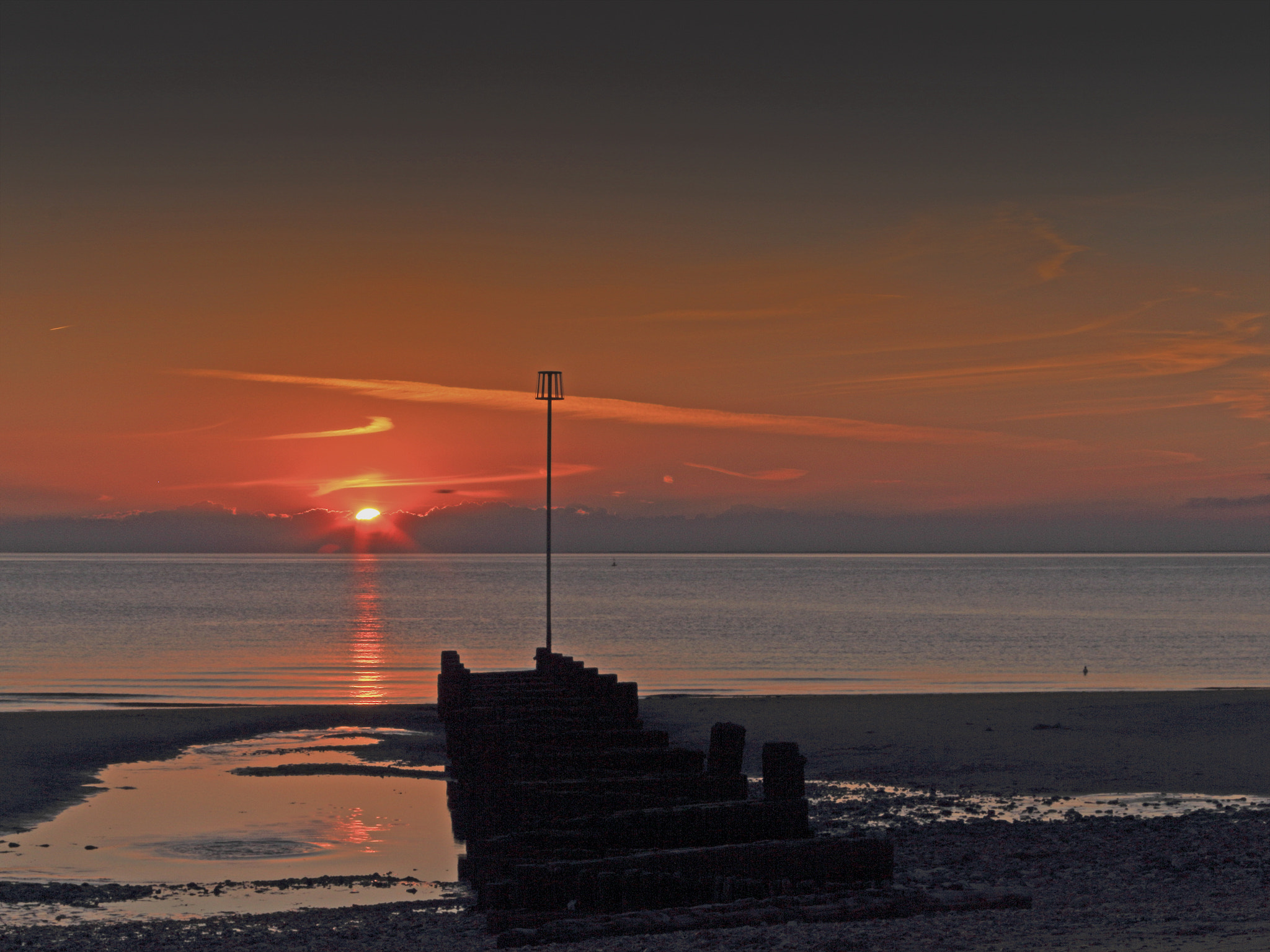 Canon EF 28-135mm F3.5-5.6 IS USM sample photo. North norfolk sunset photography