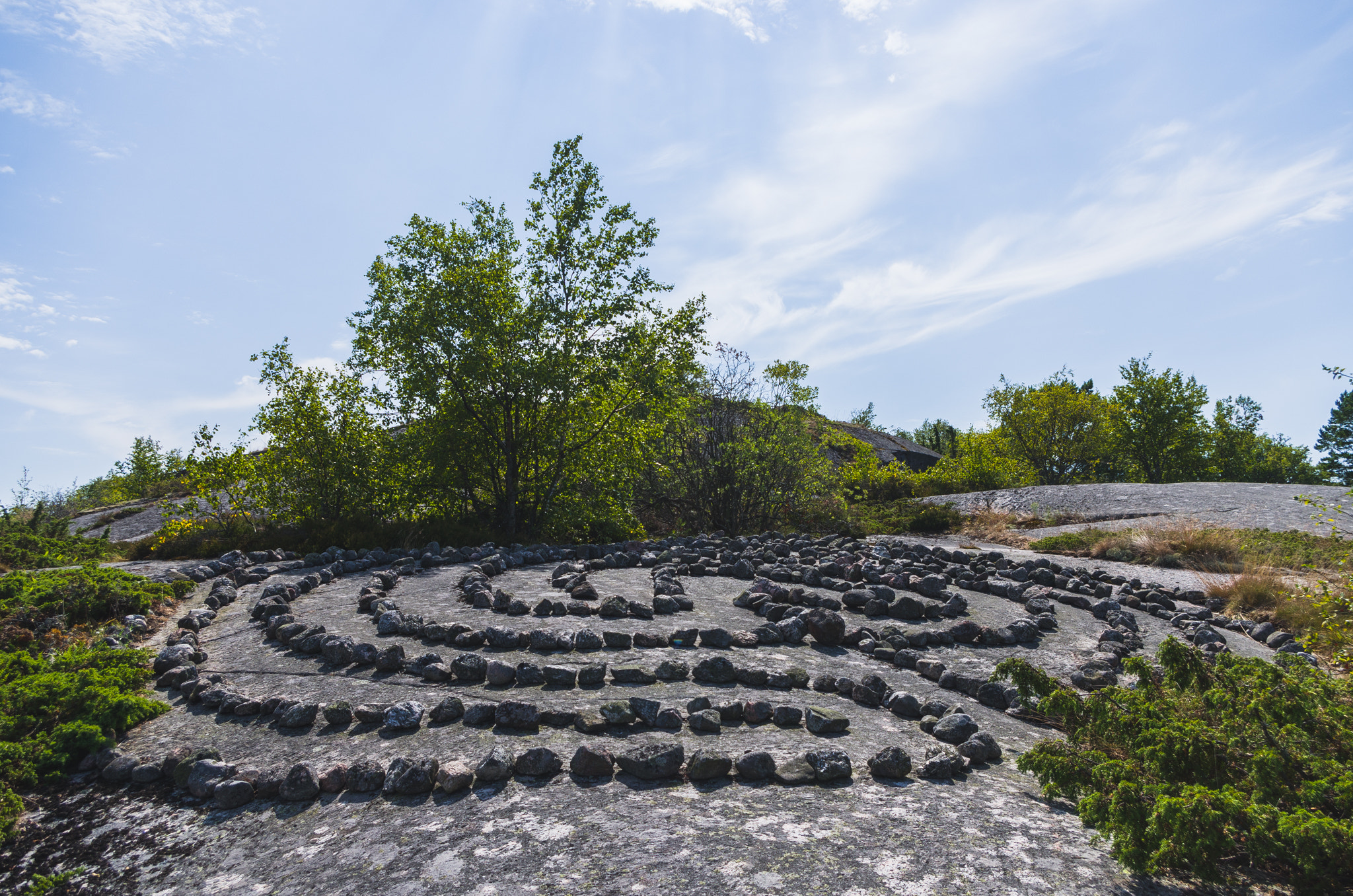 Pentax smc DA 18-55mm F3.5-5.6 AL WR sample photo. Ancient labyrinth photography