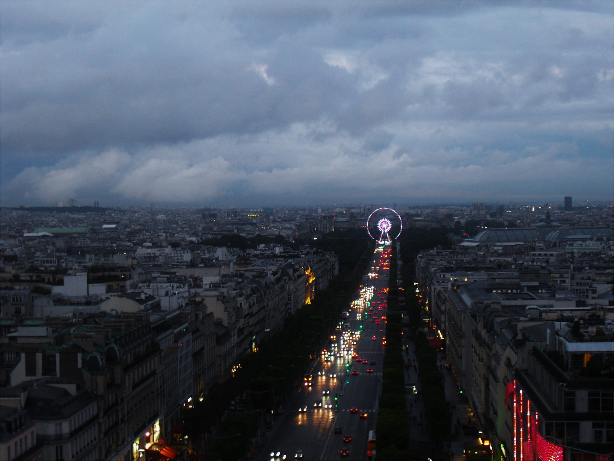 Samsung PL50 / VLUU PL50 /  SL202 sample photo. Ferris wheel photography