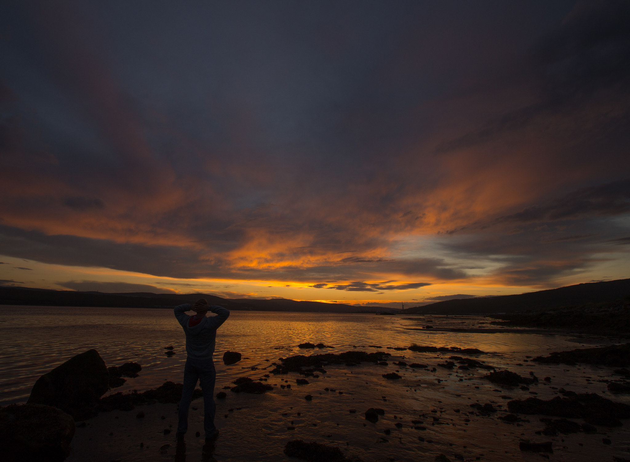 Sony SLT-A58 + DT 10-24mm F3.5-4.5 SAM sample photo. Look to sunset over the kola bay photography