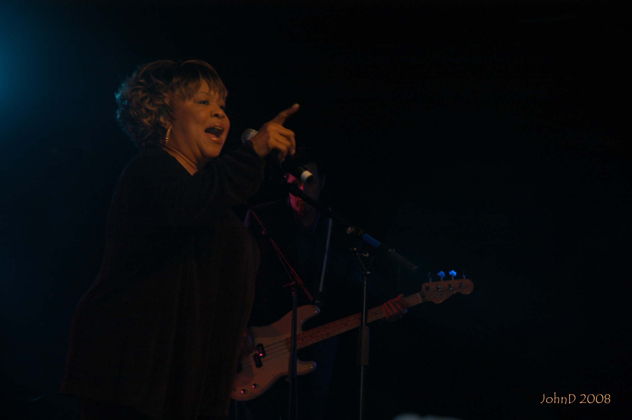 Nikon D100 sample photo. Mavis staples photography