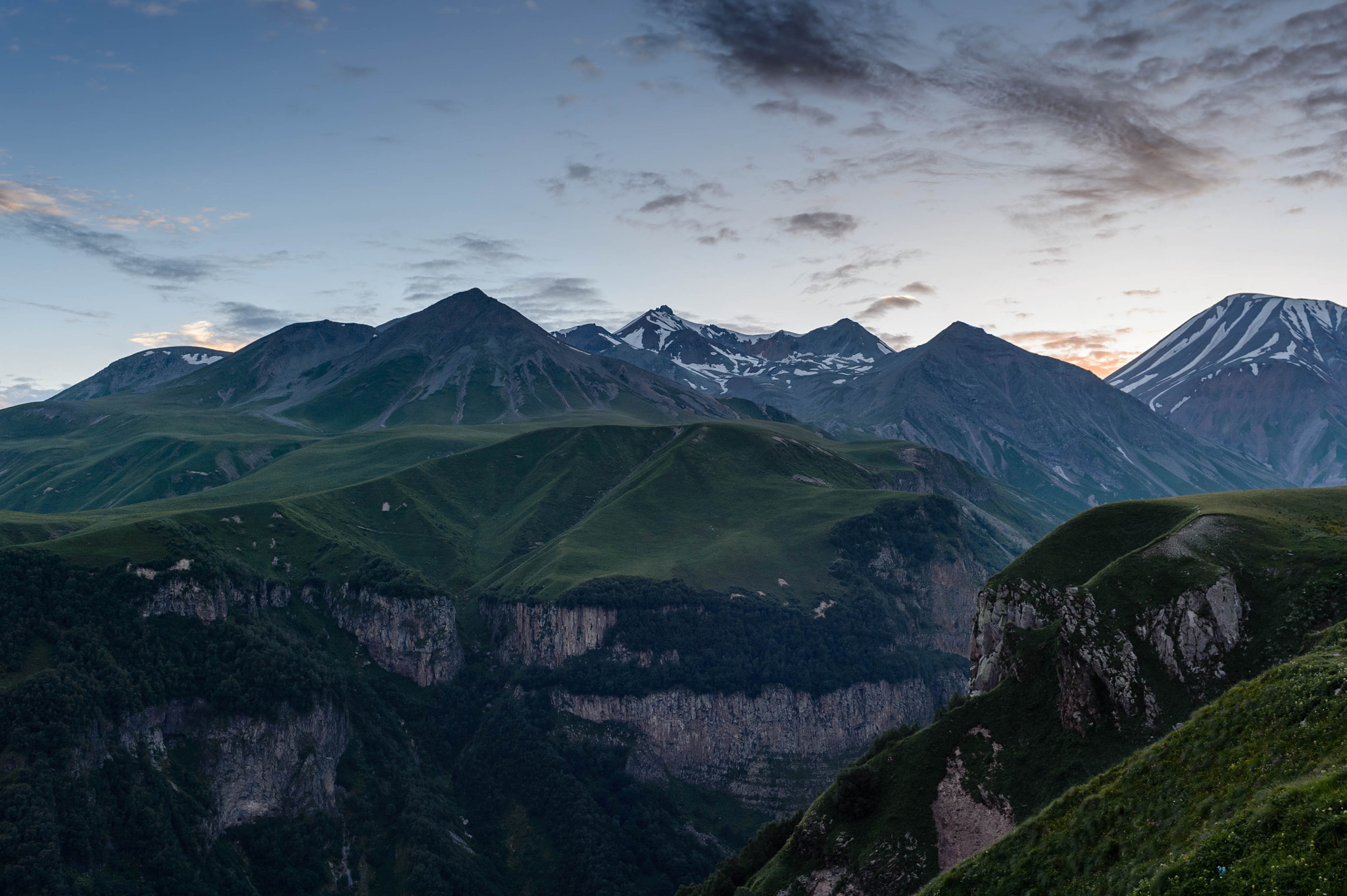 Nikon Df + AF Zoom-Nikkor 35-70mm f/2.8D sample photo. Caucasian mountains in georgia photography