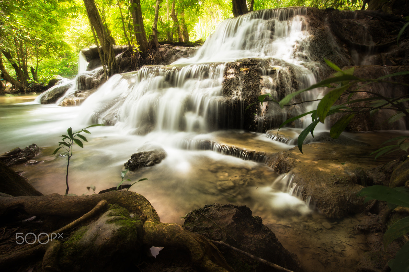 Sony a7 + Sigma 17-35mm F2.8-4 EX Aspherical sample photo. Huay mae kamin thailand waterfall in kanjanaburi photography