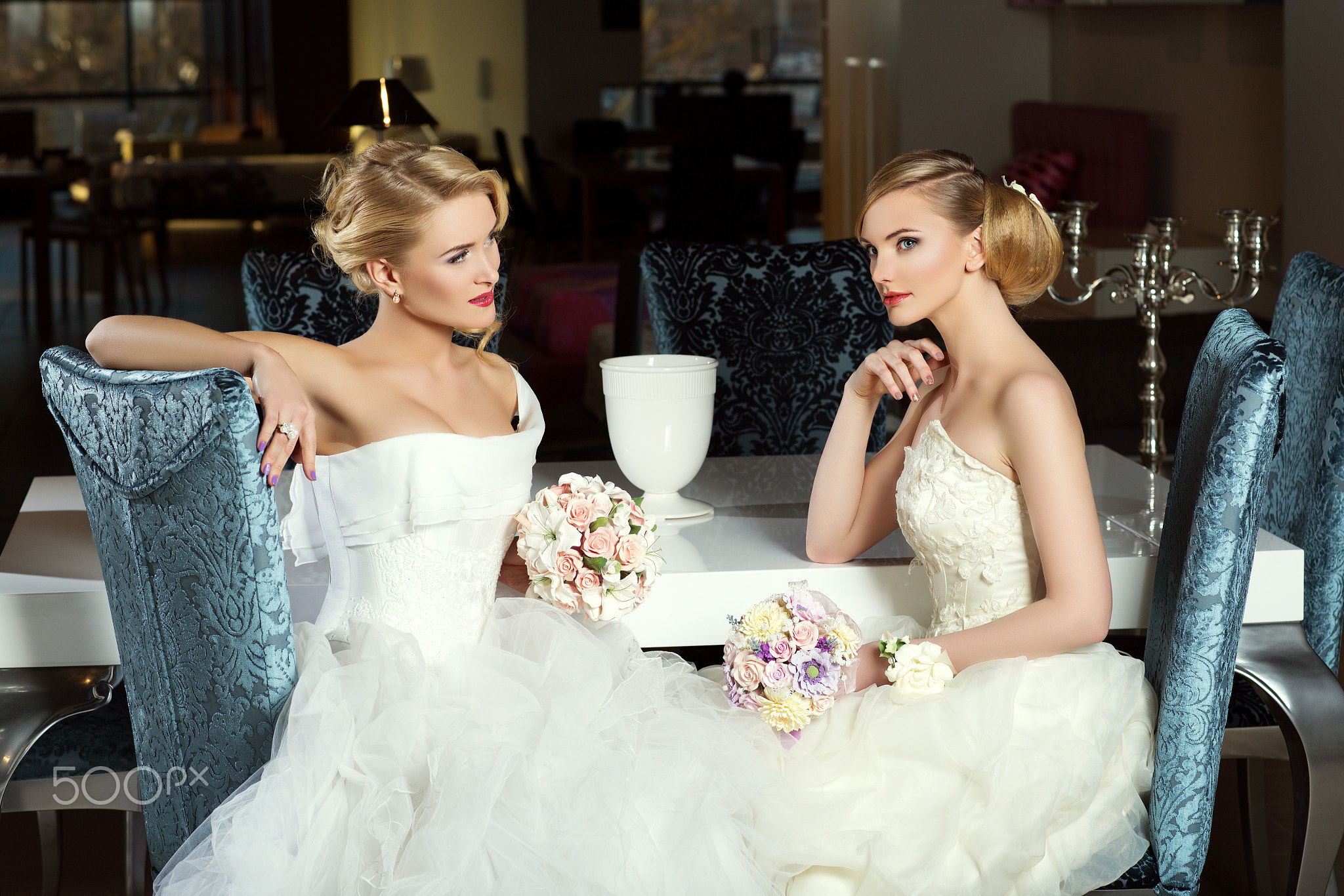 Two beautiful brides