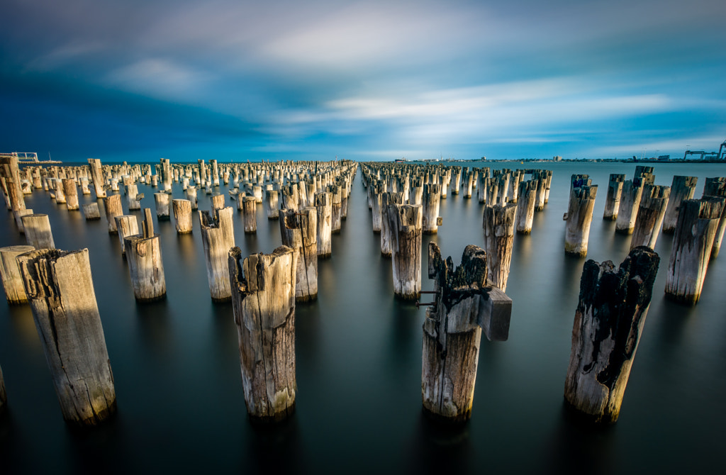 Princes Pier Pylons by Nikolaj Alexander on 500px.com