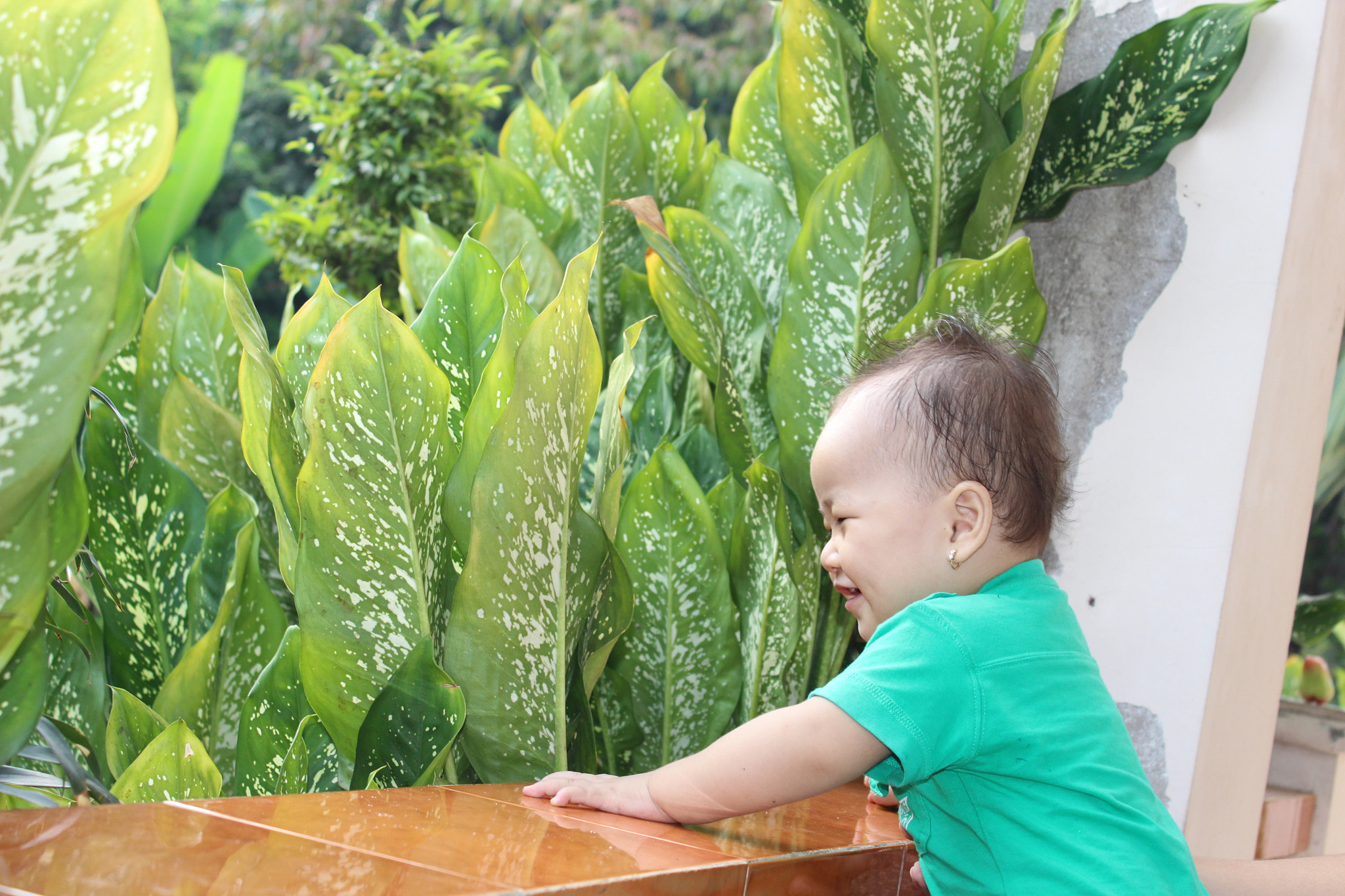 Canon EF-S 18-55mm F3.5-5.6 III sample photo. Lovely baby photography
