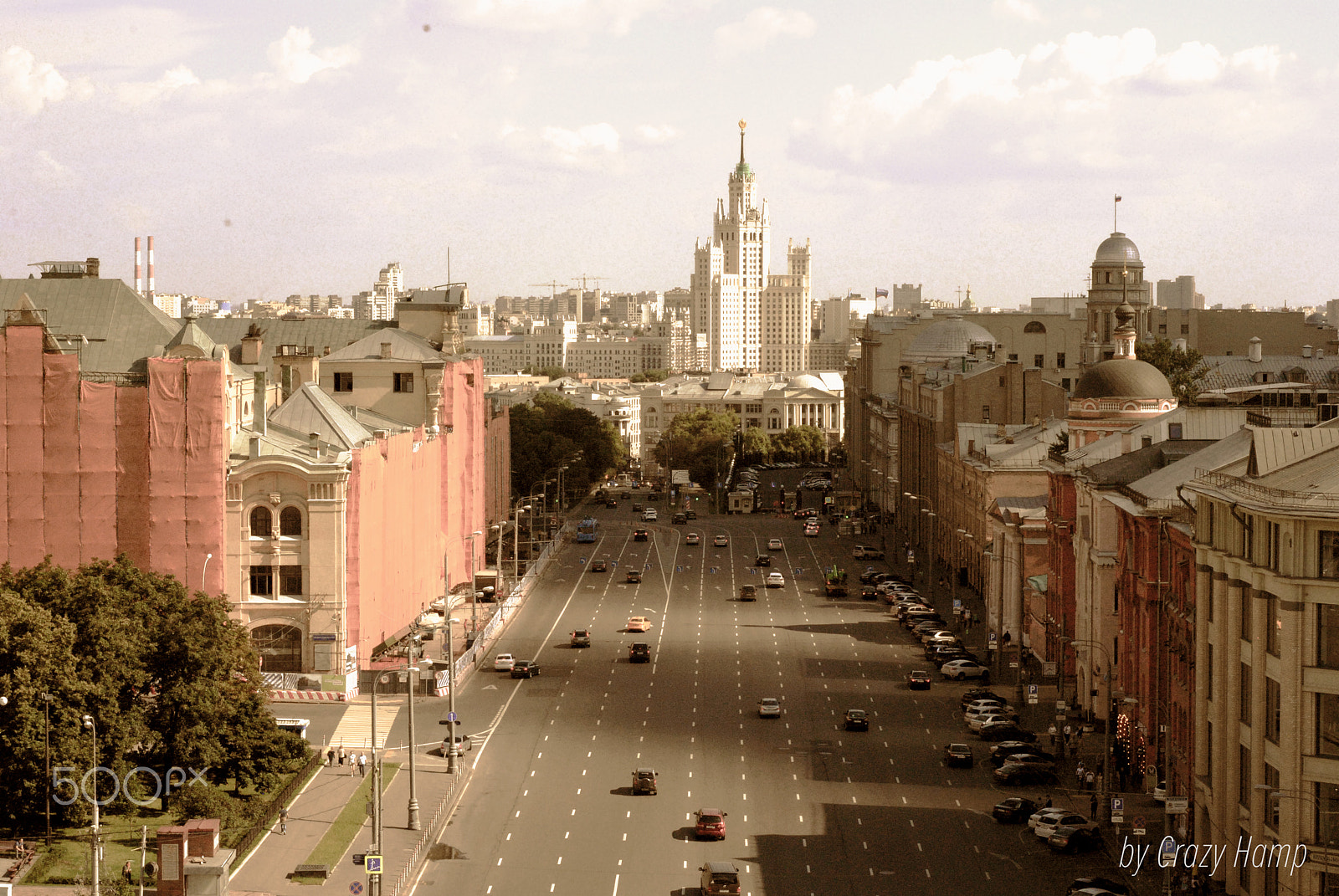 Nikon D3000 + Nikon AF Nikkor 50mm F1.8D sample photo. Moscow university photography