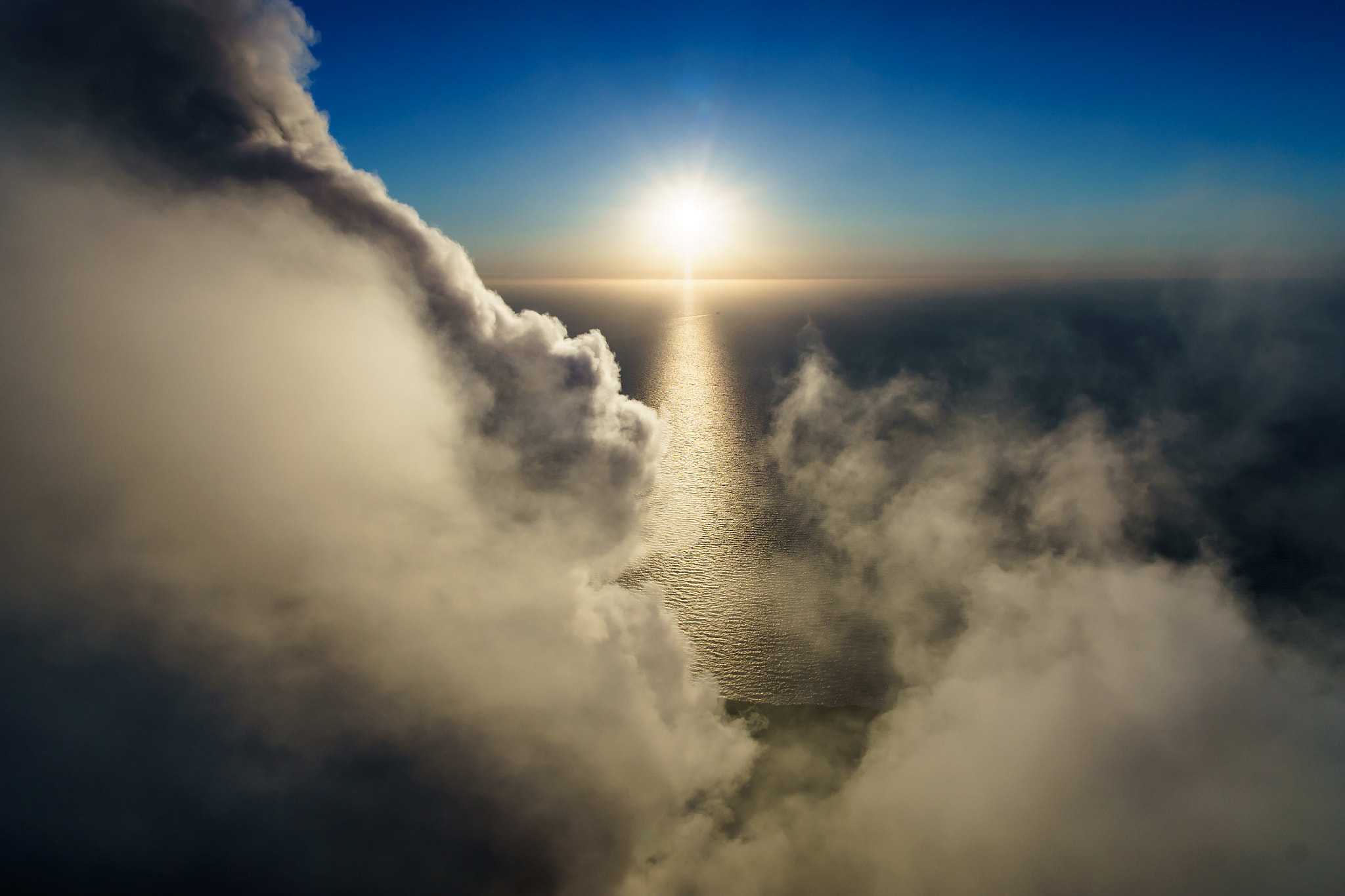 Sony ILCA-77M2 sample photo. Sunset on volcano stromboli photography