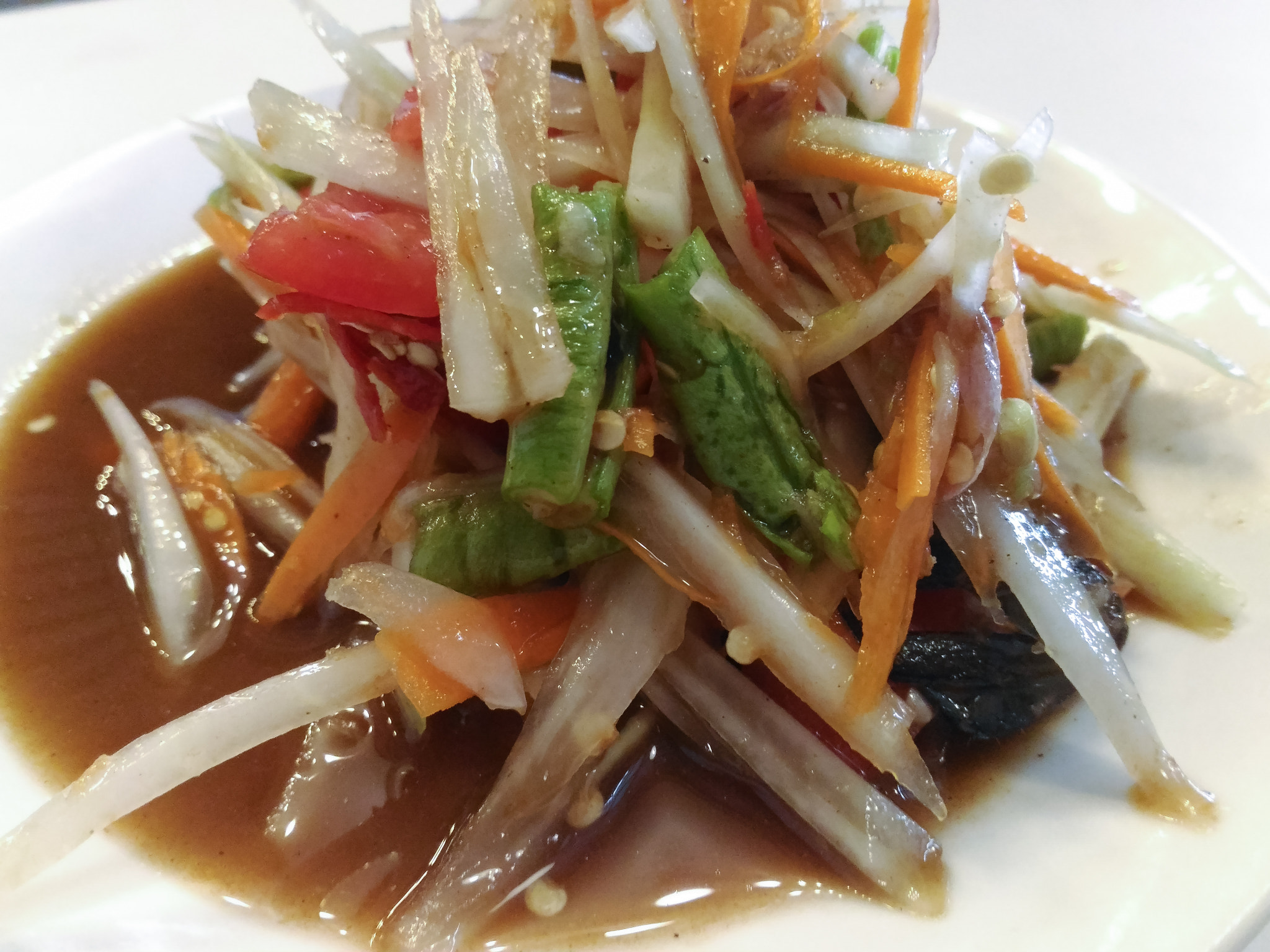 ASUS ZenFone Max (ZC550KL) sample photo. Papaya salad photography