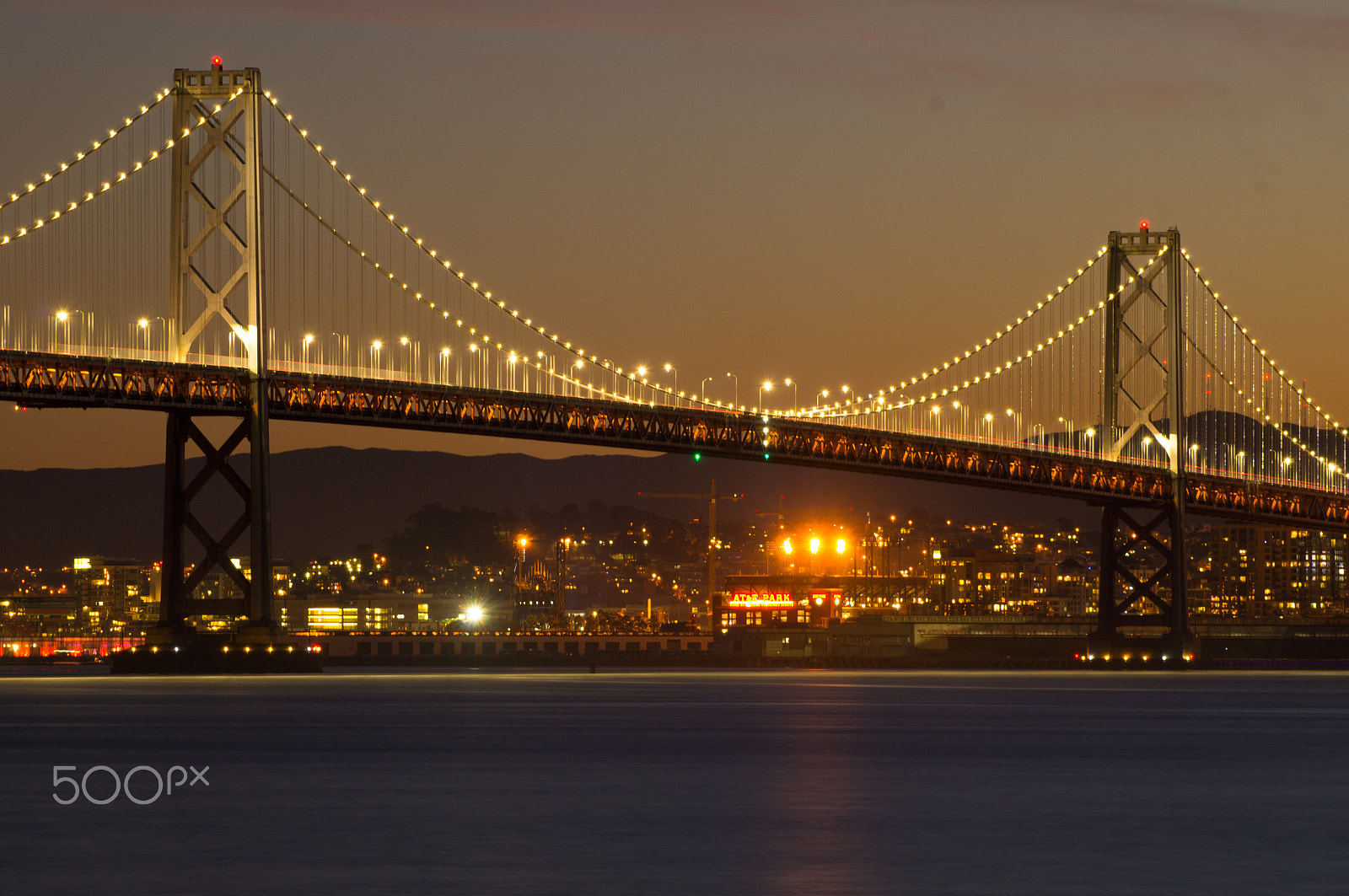 Sony SLT-A35 + Tamron SP 24-70mm F2.8 Di VC USD sample photo. Bay bridge photography