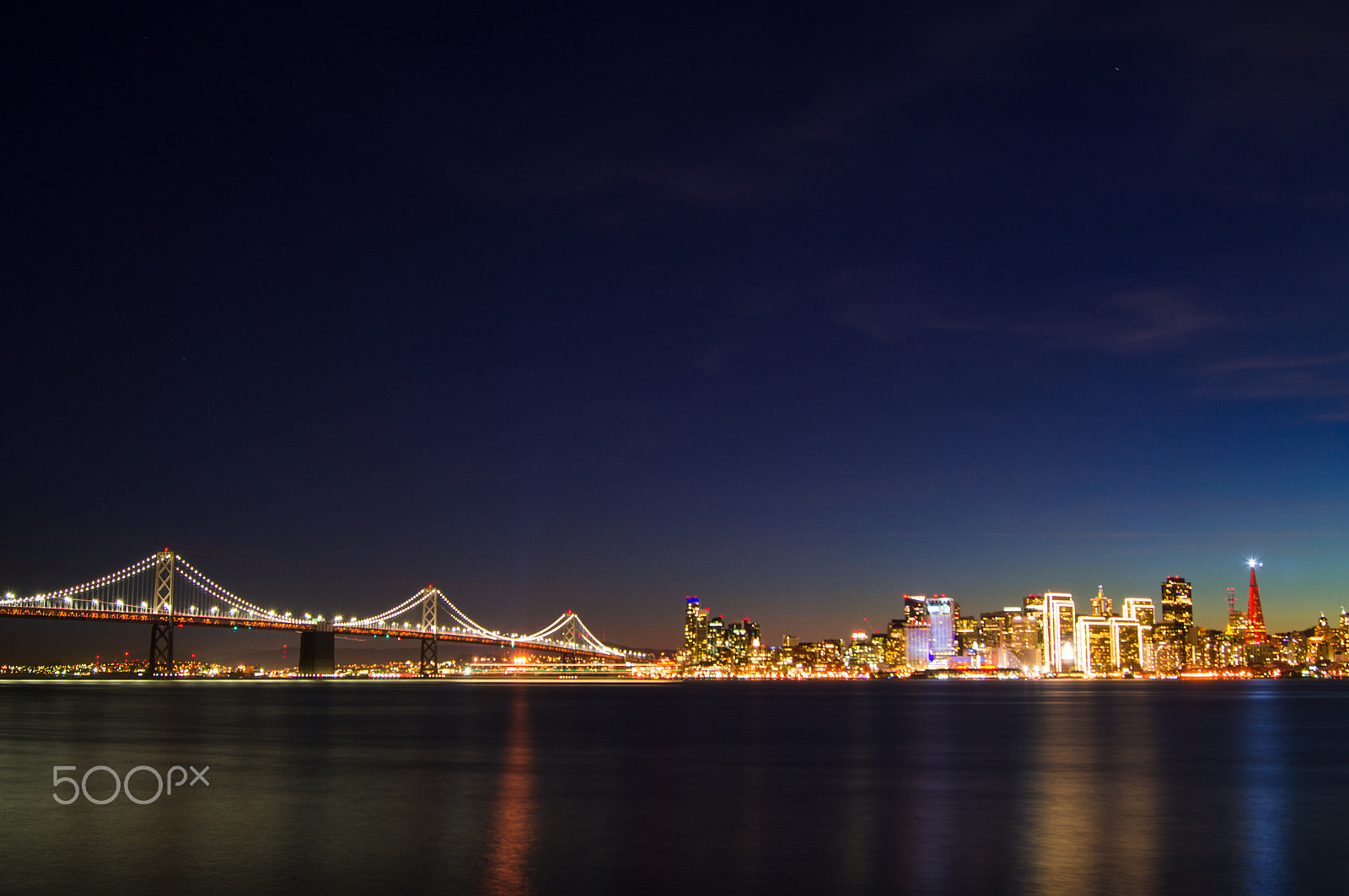 Sony SLT-A35 sample photo. San francisco with bay bridge photography