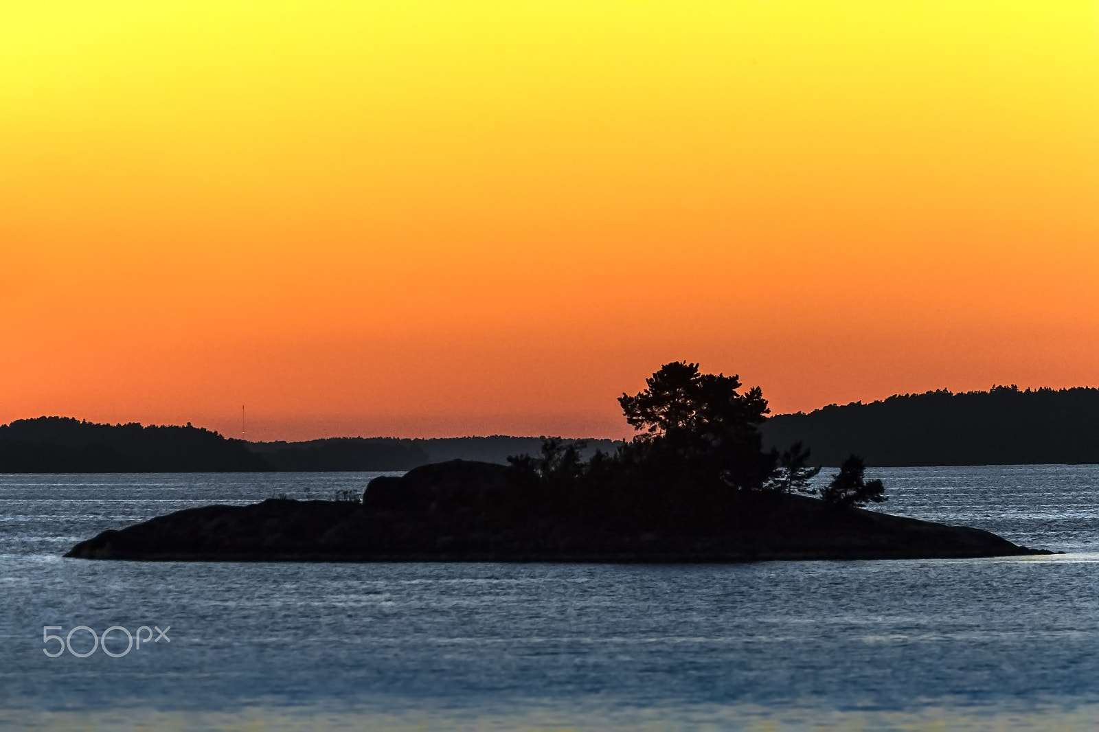 Canon EOS-1D X sample photo. Sunset over alan island photography