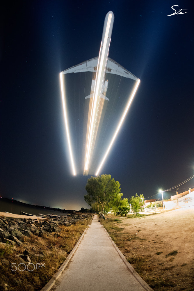 Nikon D810 + Nikon AF Fisheye-Nikkor 16mm F2.8D sample photo. Meridiana md-80 i-smet on final at 14 - liee photography