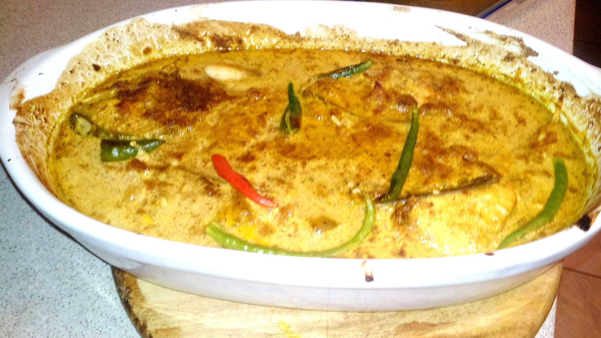 ZTE Blade L3 sample photo. Doi mach.baked rohm with yogurt and chillies photography
